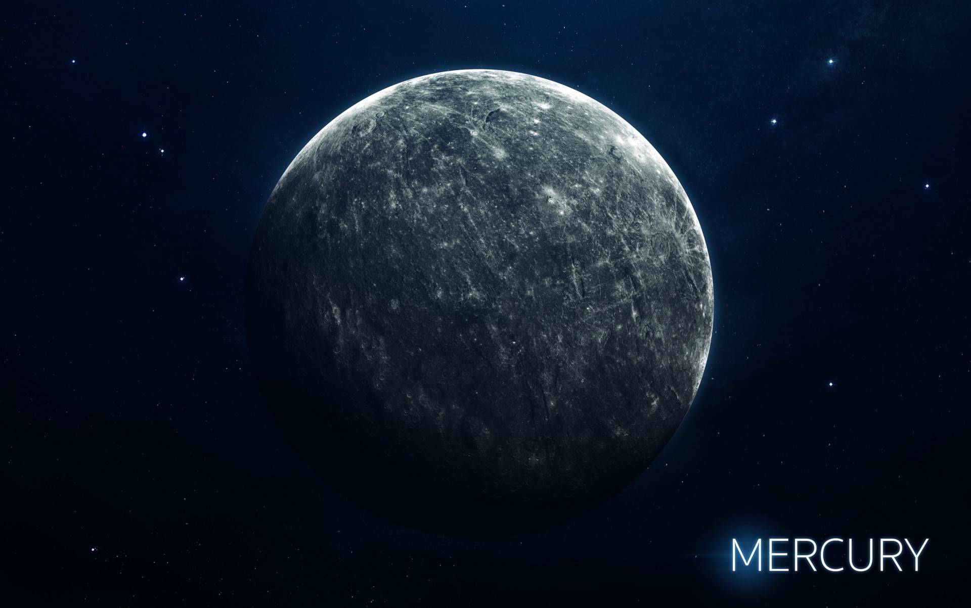 Mercury planet in space HD Wallpaper