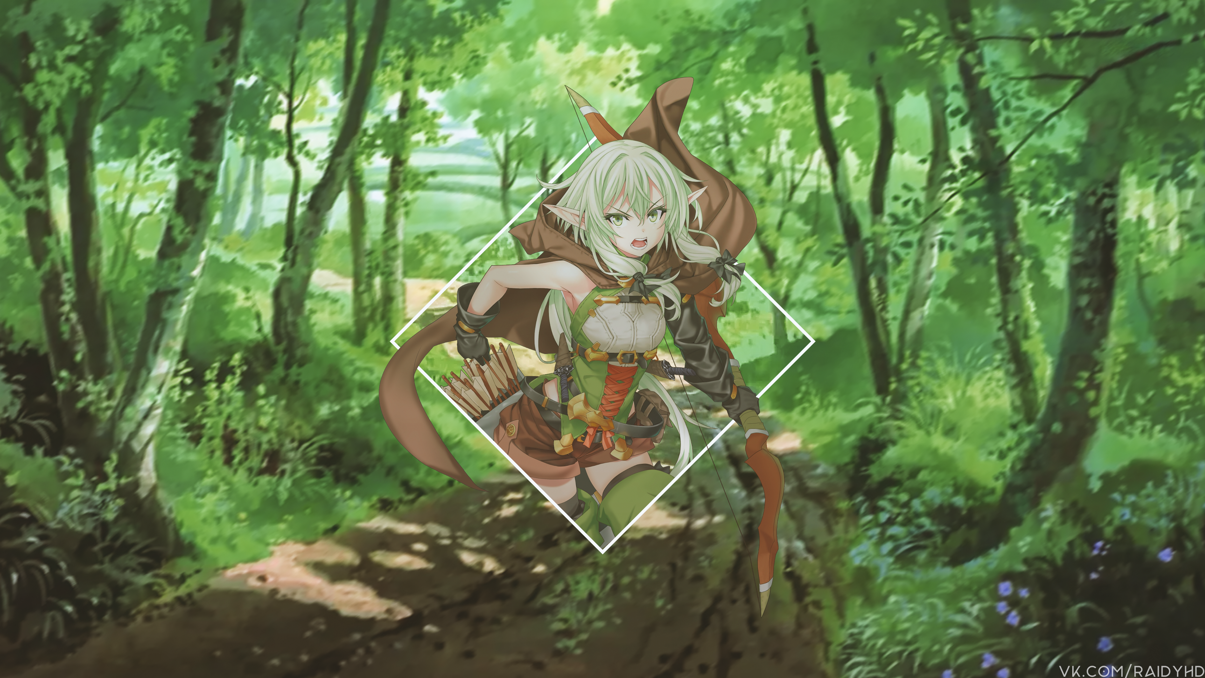 4K Anime Girl from Goblin Slayer HD Wallpaper