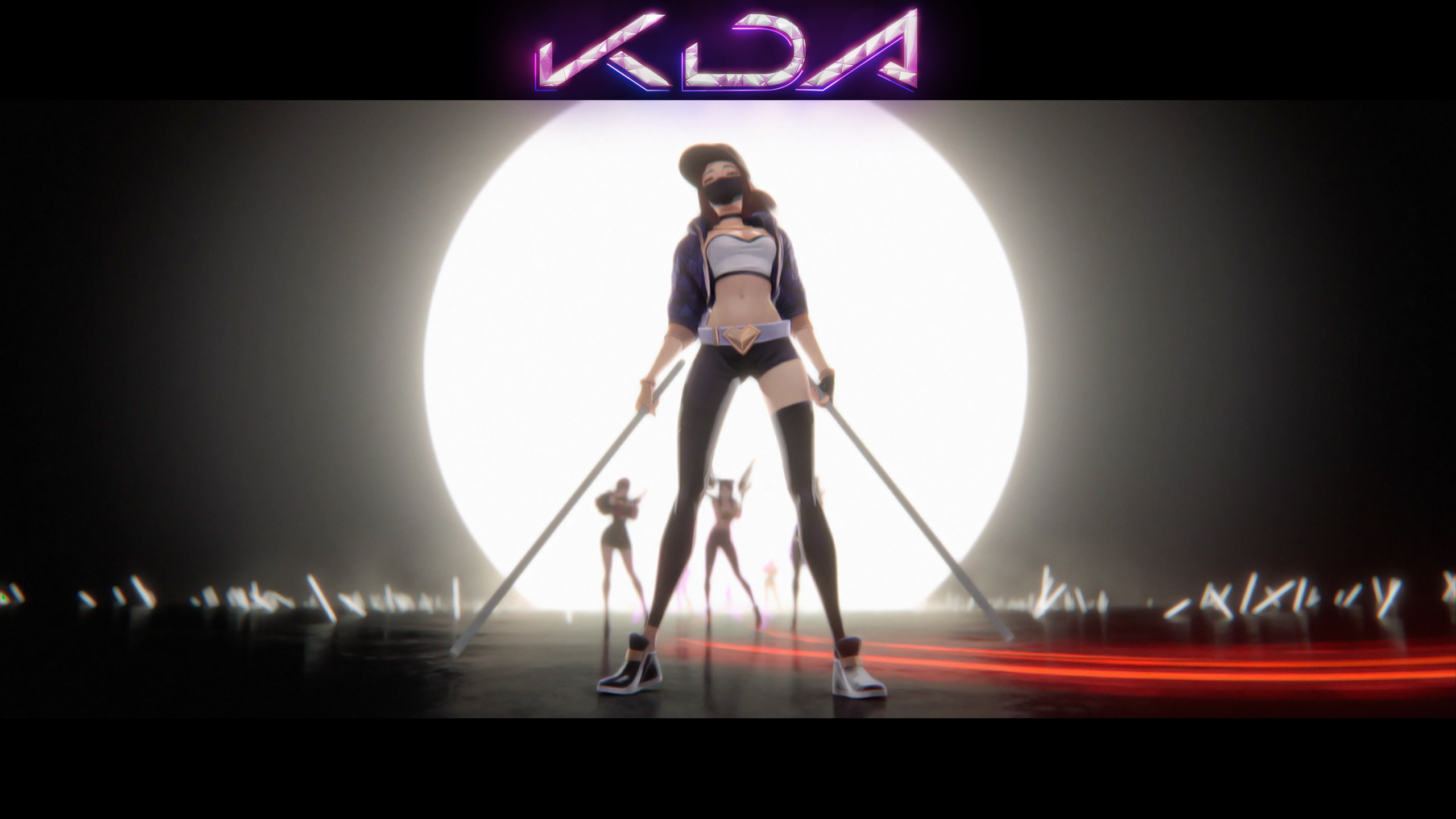 Akali from League of Legends K/DA HD Wallpaper
