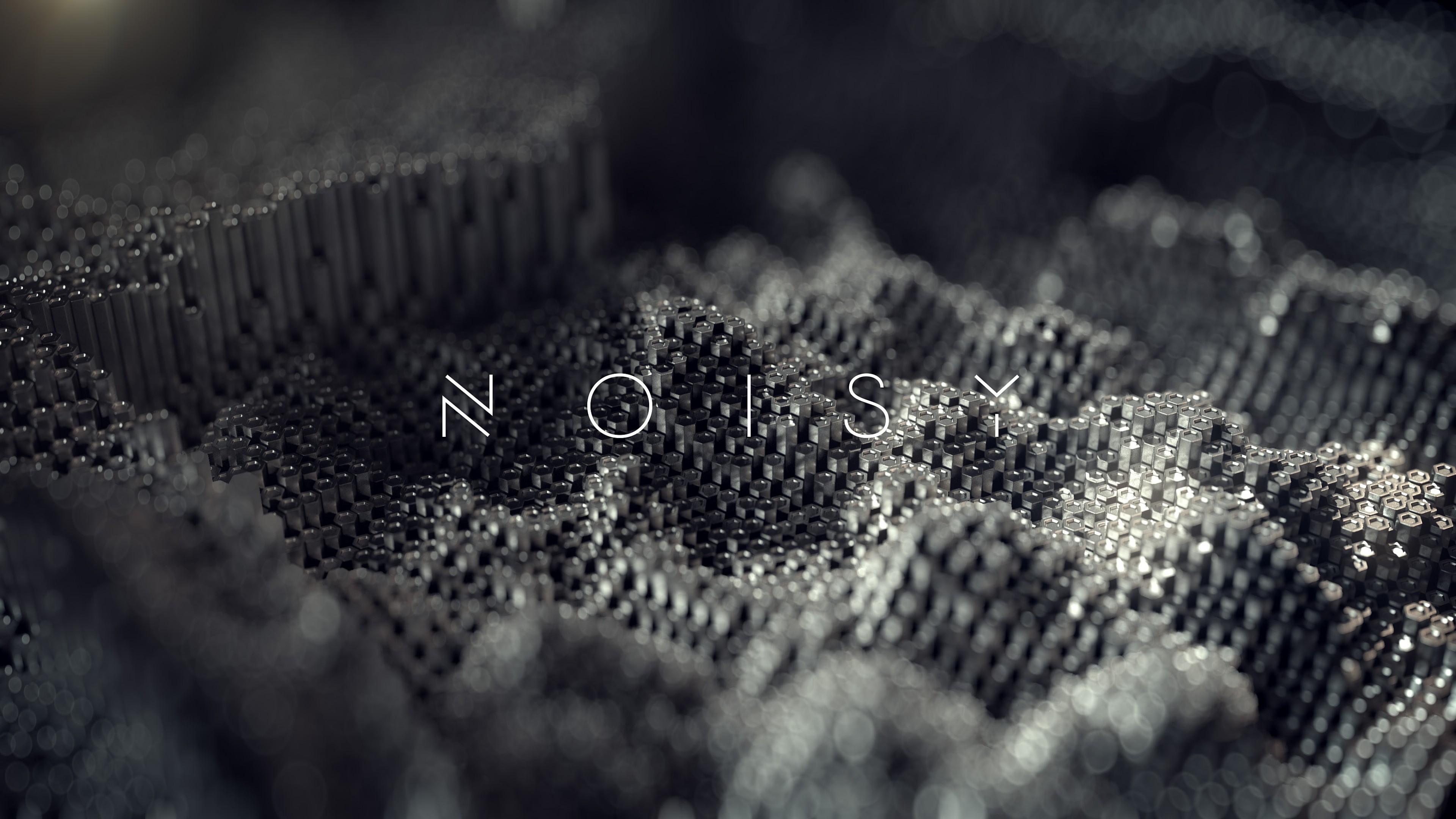 4K Noisy Abstract Digital Art Render HD Wallpaper
