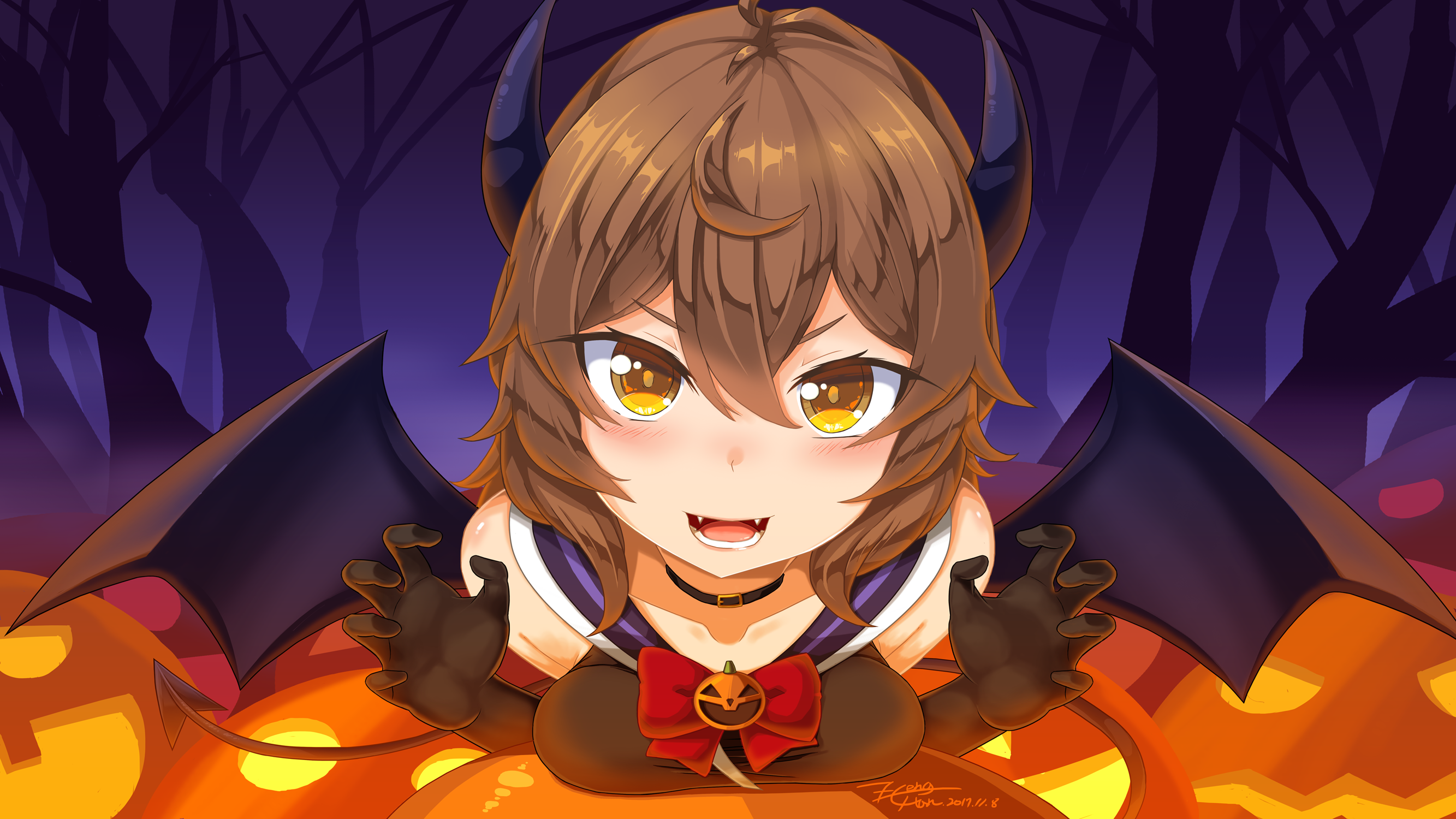 Arde Liliruca from Dungeon ni Deai wo Motomeru no wa Machigatteiru Darou ka Halloween HD Wallpaper