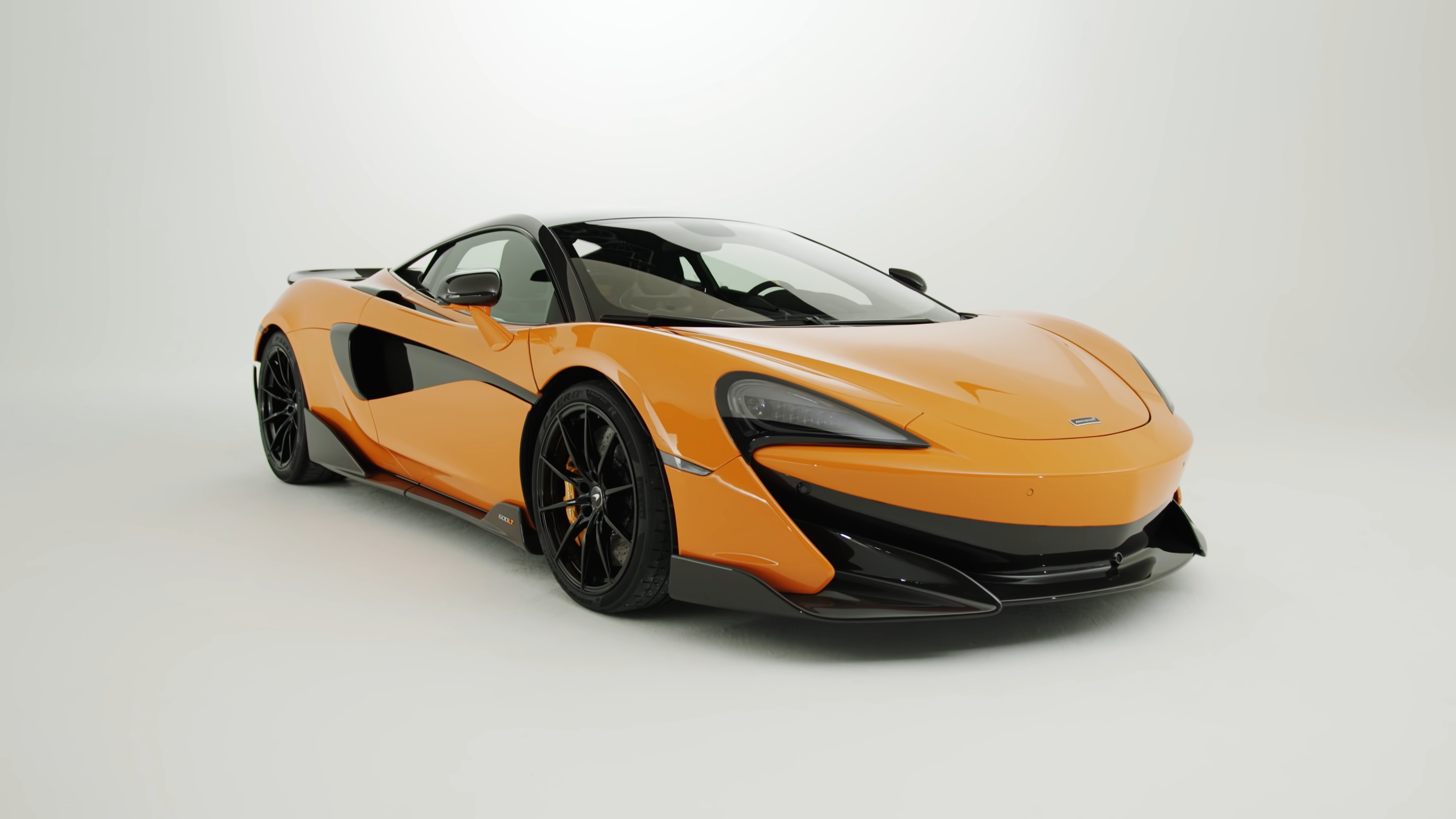 Orange McLaren 600LT Supercar HD Wallpaper