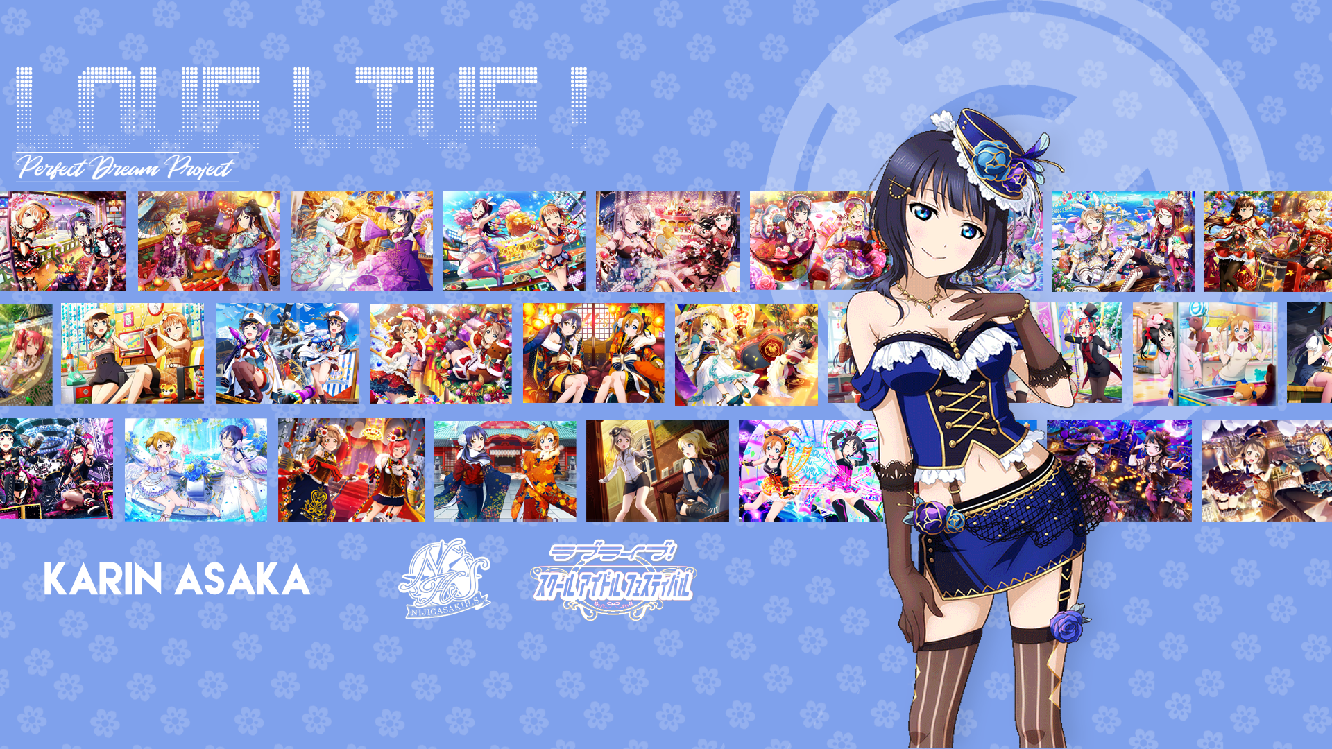 Karin Asaka from Love Live! Perfect Dream Project HD Wallpaper