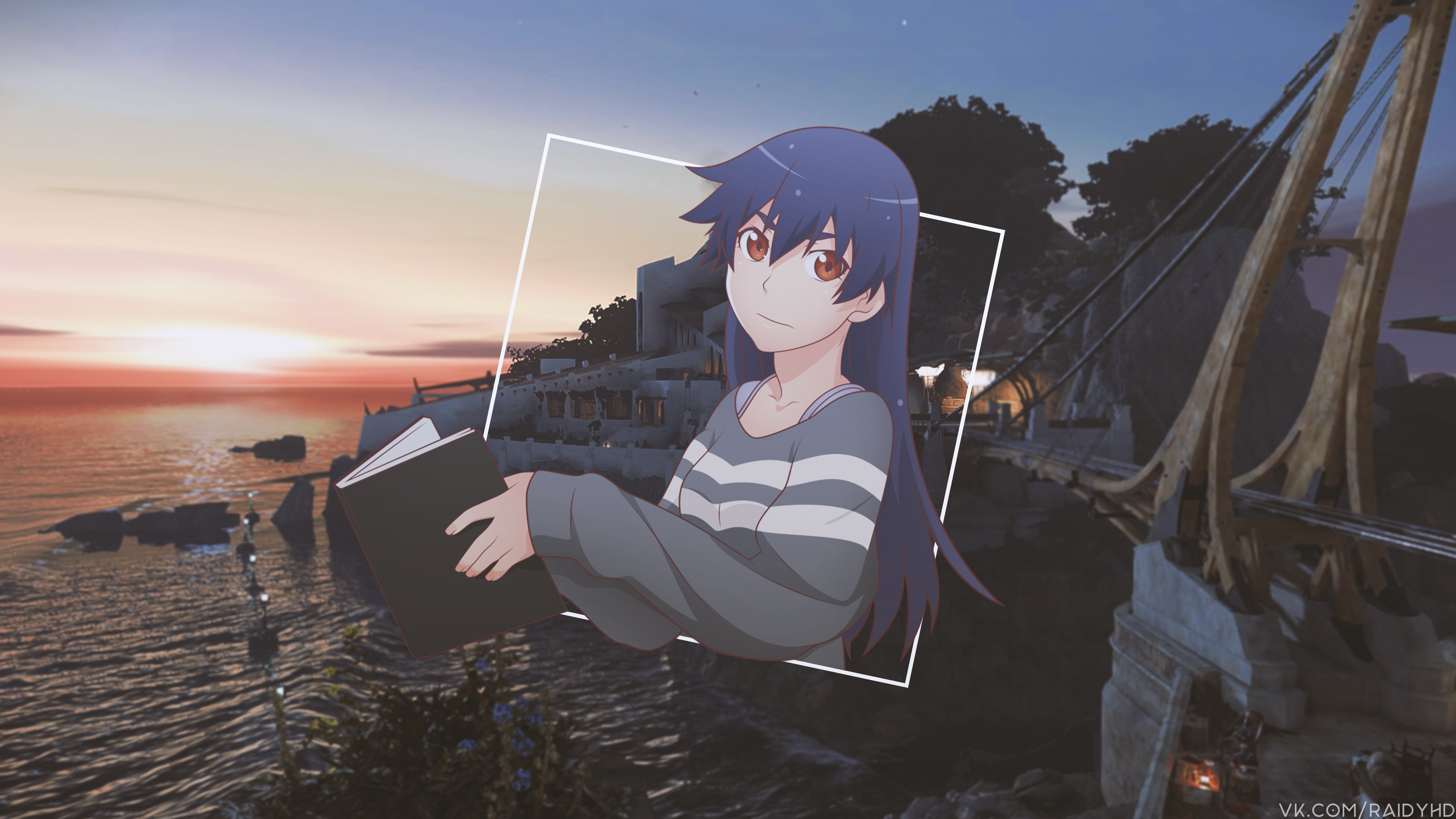 4K Kanbaru Suruga from Monogatari Series HD Wallpaper