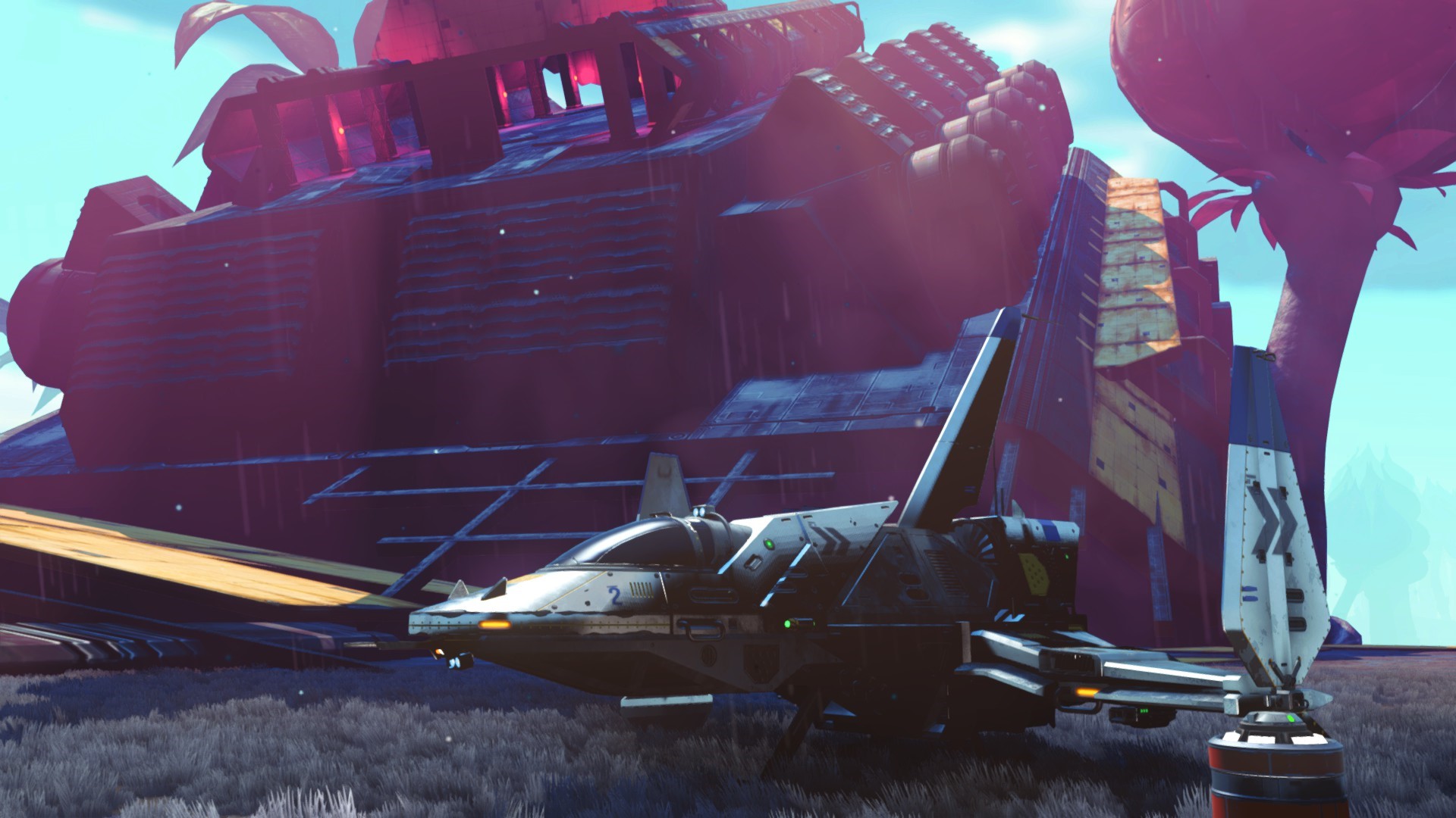 Spaceship in No Man's Sky NEXT HD Wallpaper