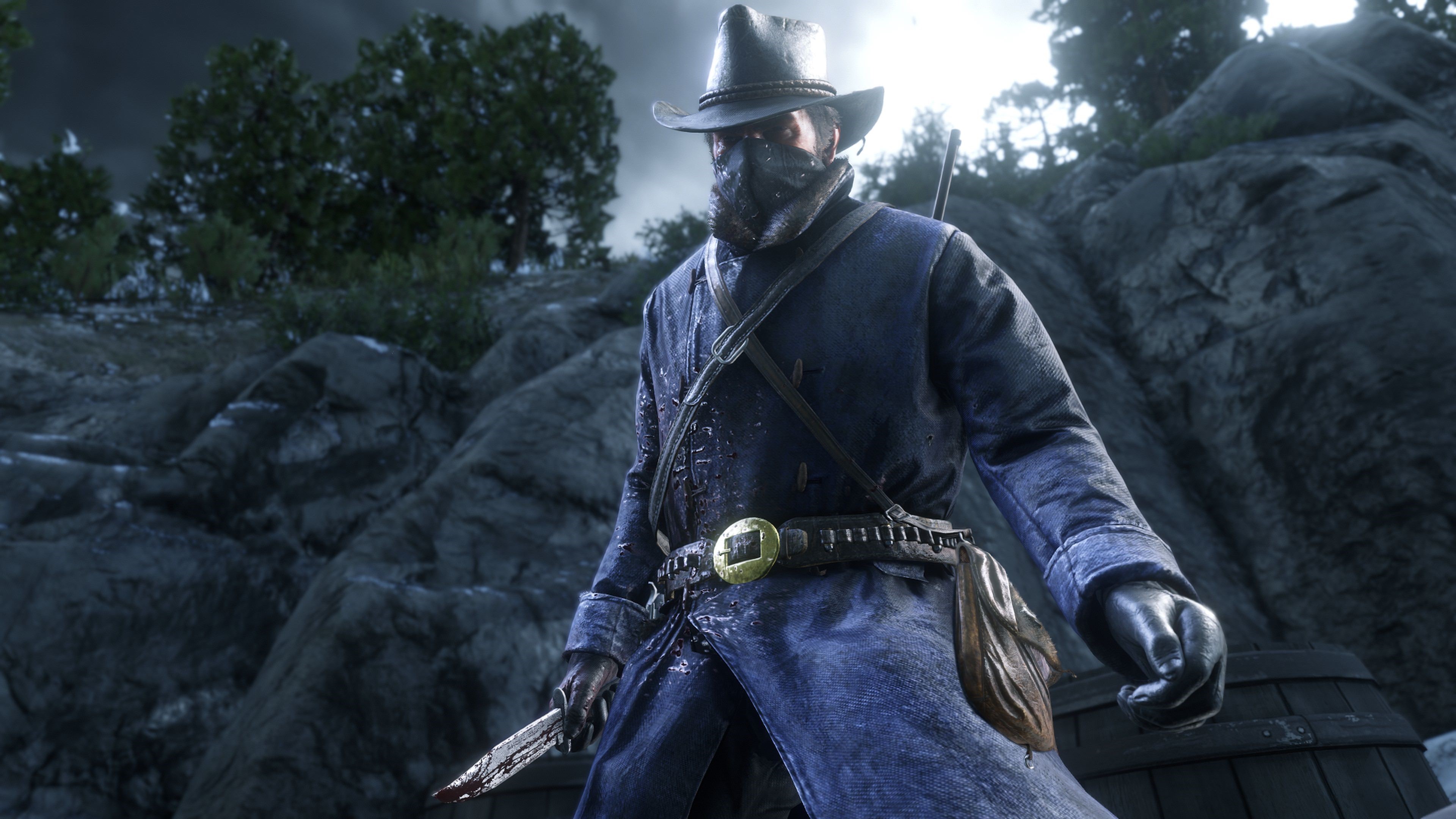 Man from Red Dead Redemption 2 HD Wallpaper