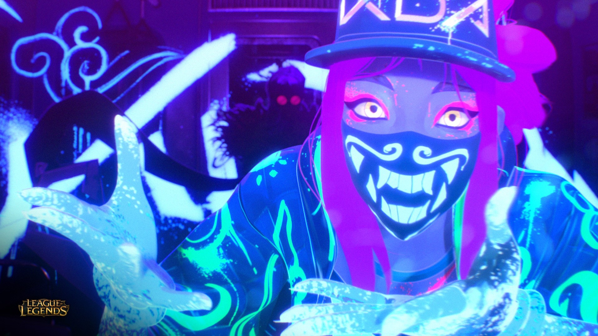 Akali from League of Legends K/DA HD Wallpaper