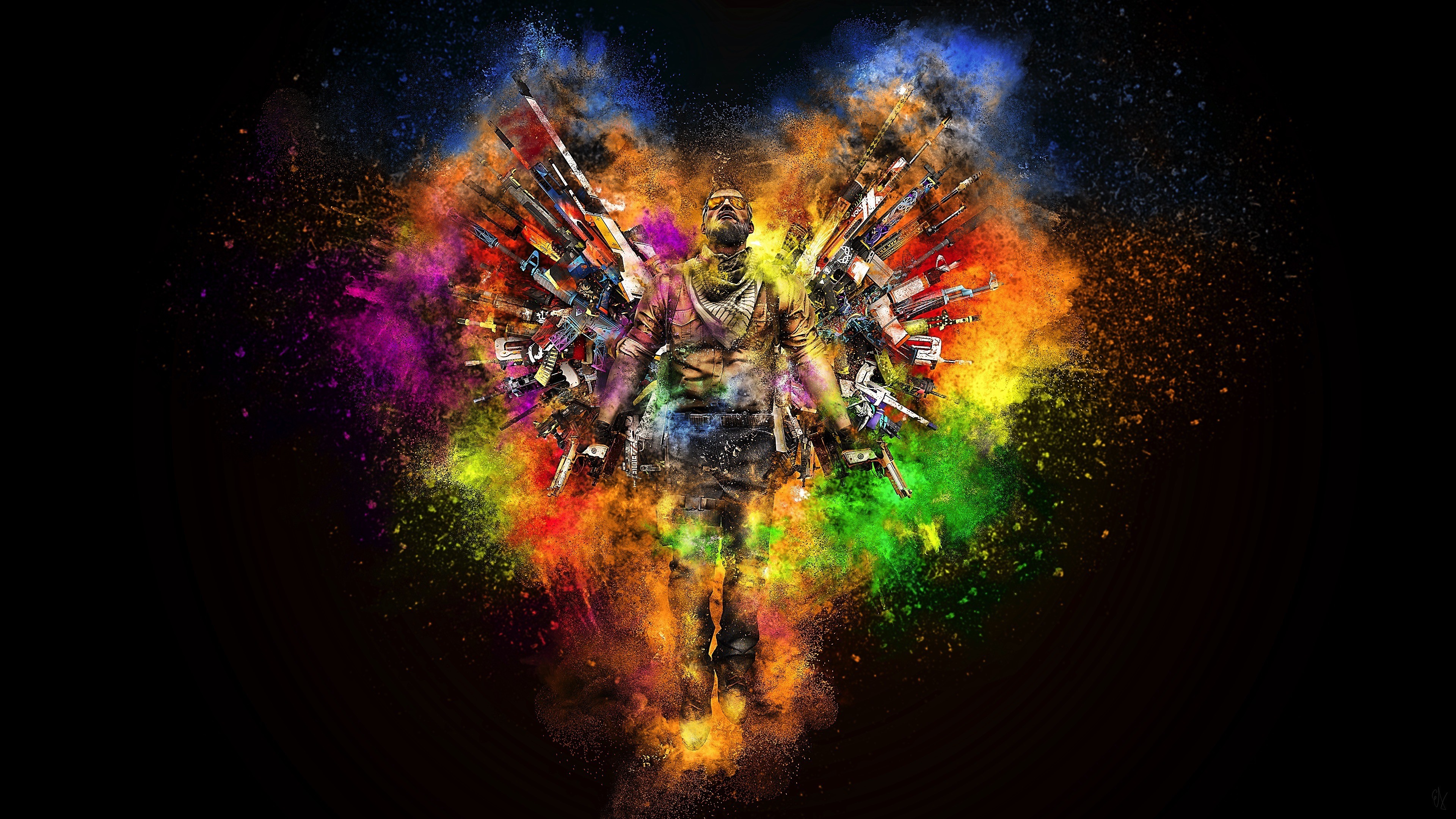 4K CS: GO Angel of Weapons HD Wallpaper