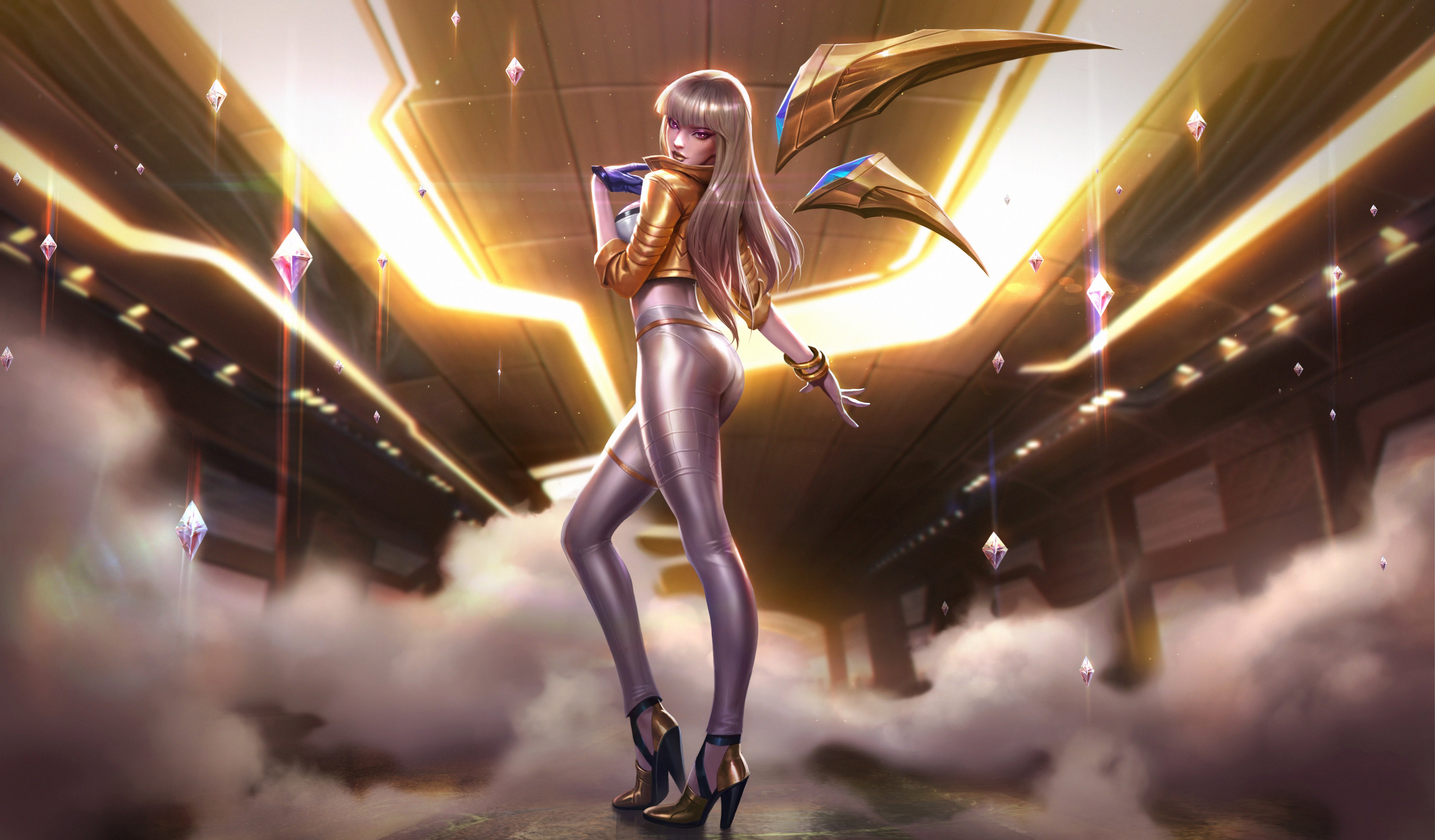 4K K/DA Kai'Sa from League of Legends HD Wallpaper