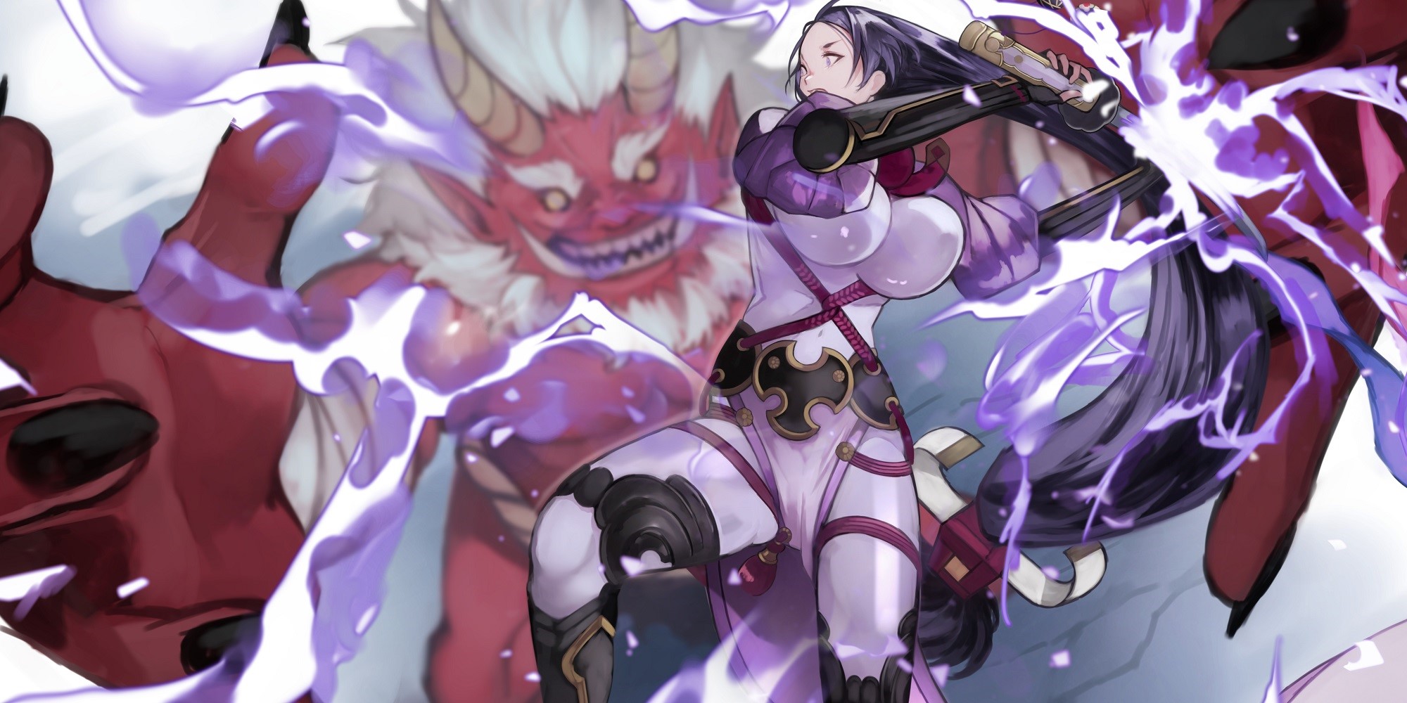 Minamoto no Yorimitsu from Fate/Grand Order by Yoshio HD Wallpaper