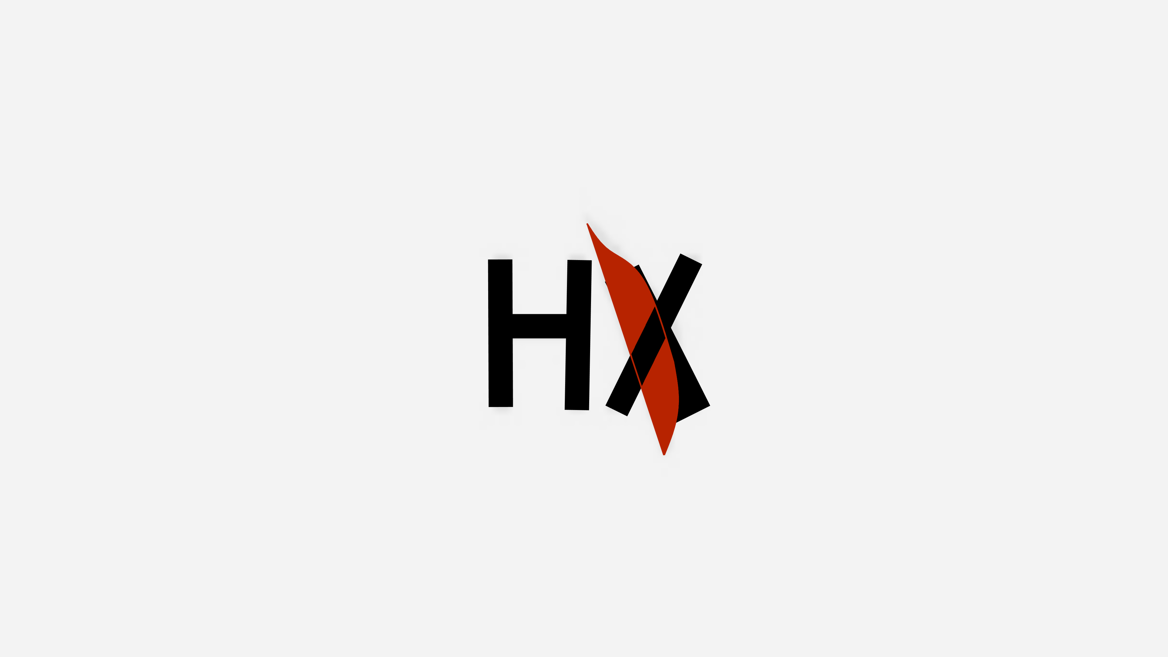 HX logo with red slash HD Wallpaper