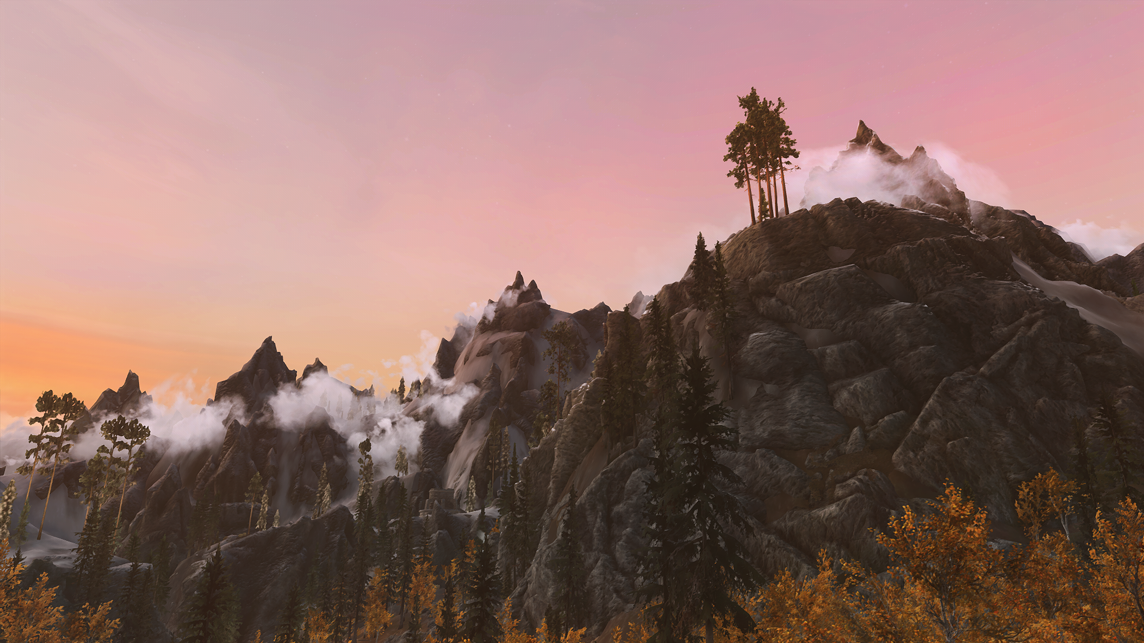 4K landscape from The Elder Scrolls V: Skyrim HD Wallpaper