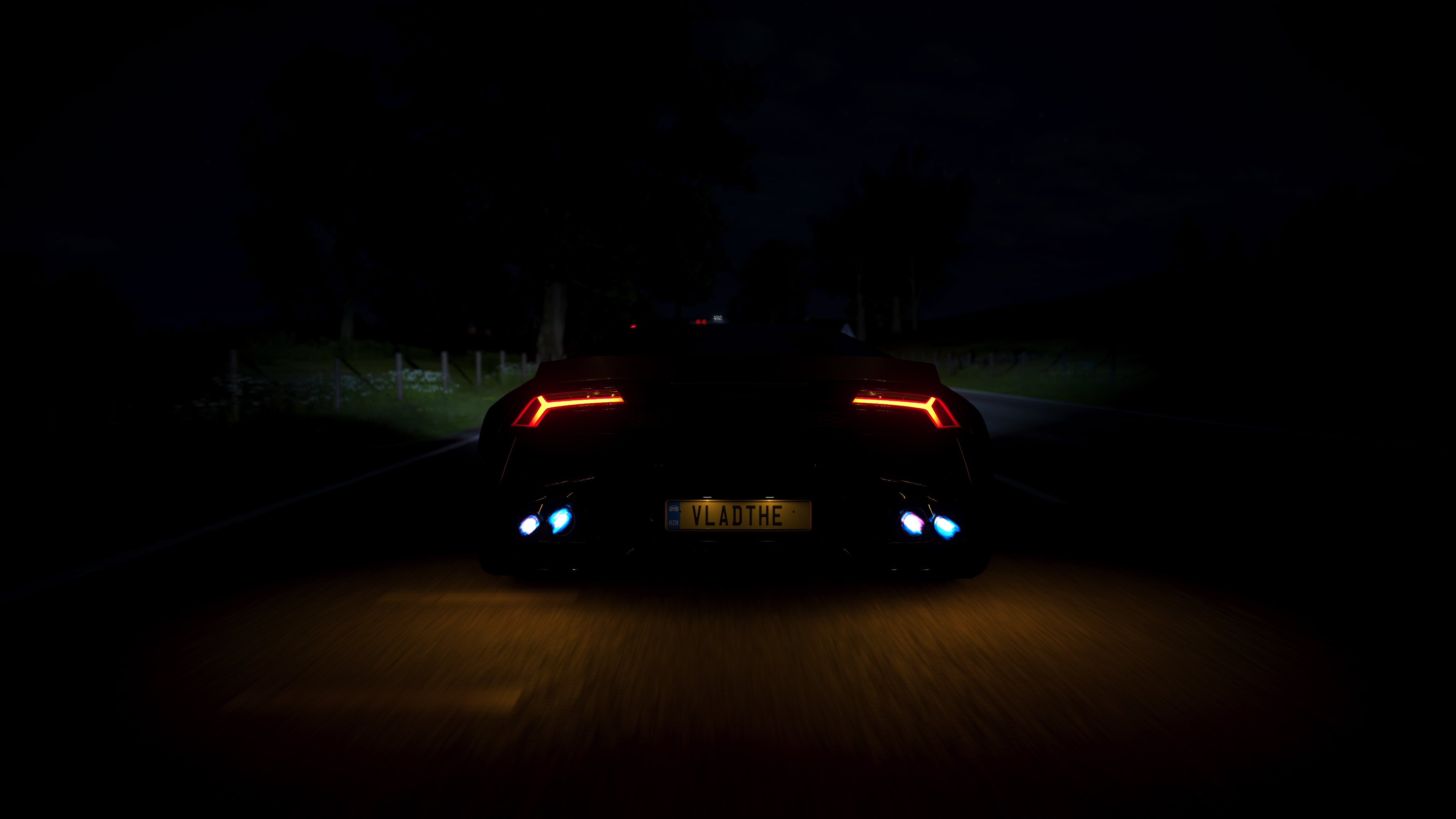 4K Forza Horizon 4 screenshot of a car at night HD Wallpaper