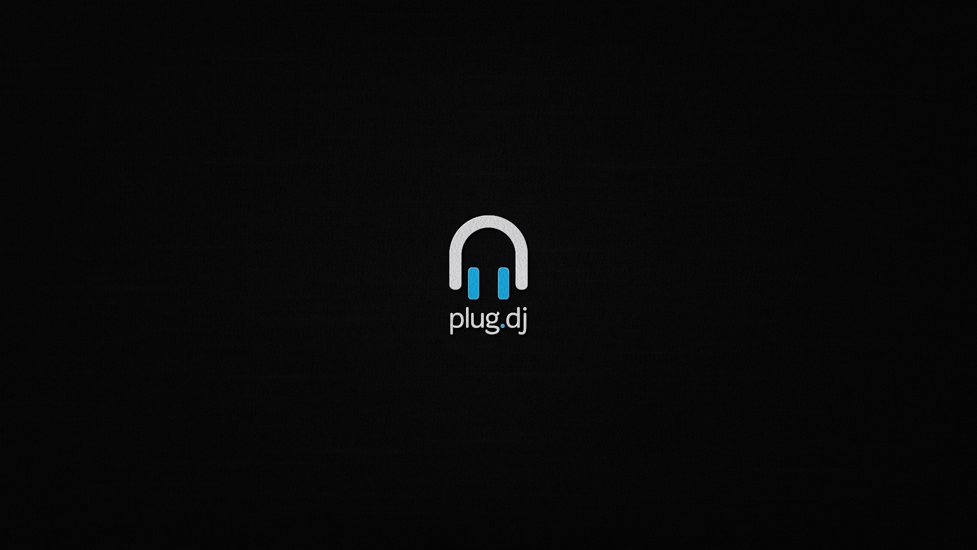 Plug.dj logo with headphones HD Wallpaper