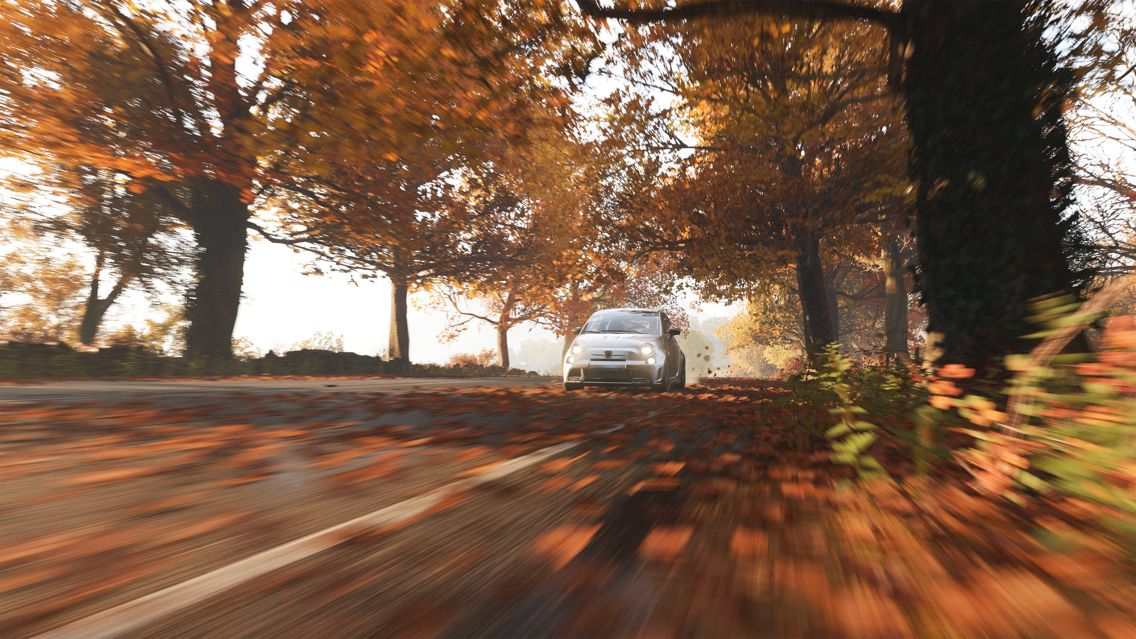 Abarth 695 Biposto in Forza Horizon 4 during Fall HD Wallpaper