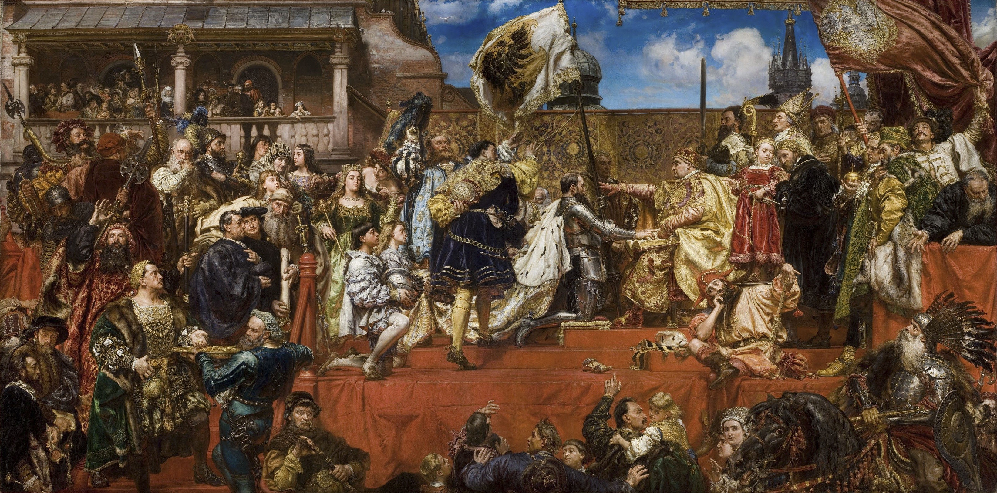 Prussian Homage by Jan Matejko, 1882 HD Wallpaper