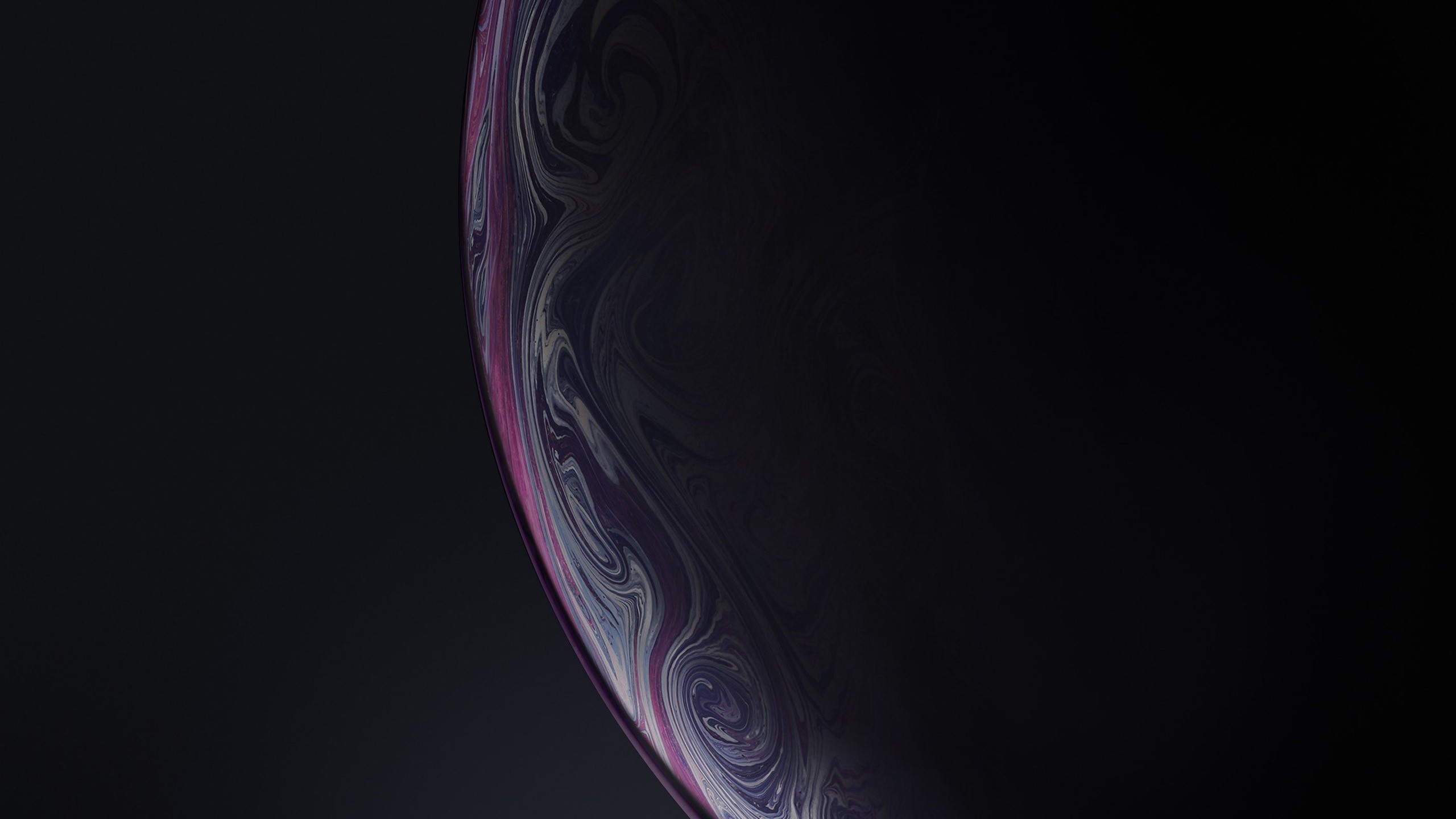 Abstract colorful swirls on dark background HD Wallpaper
