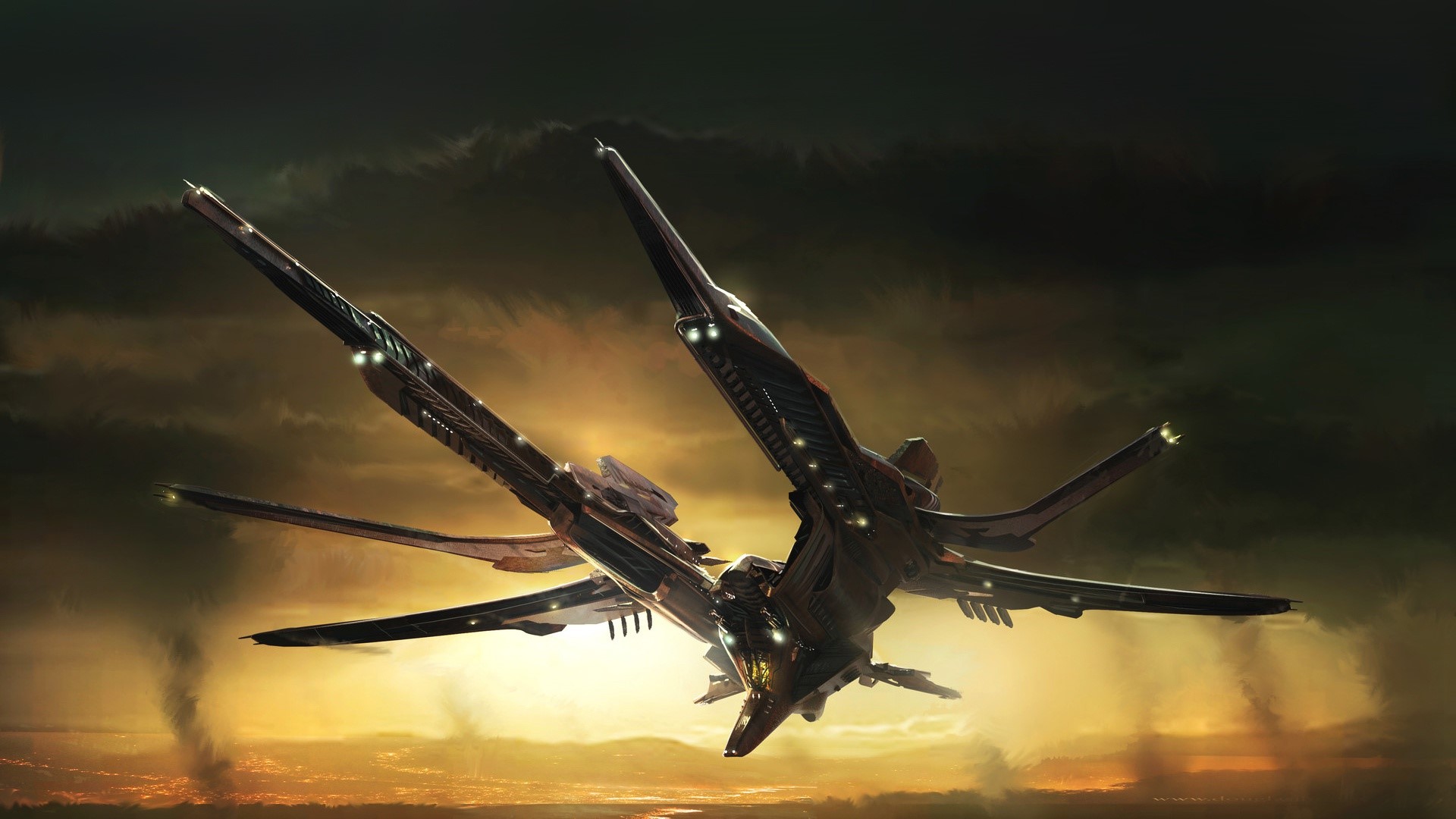 Star Citizen artwork by Eddie Del Rio HD Wallpaper