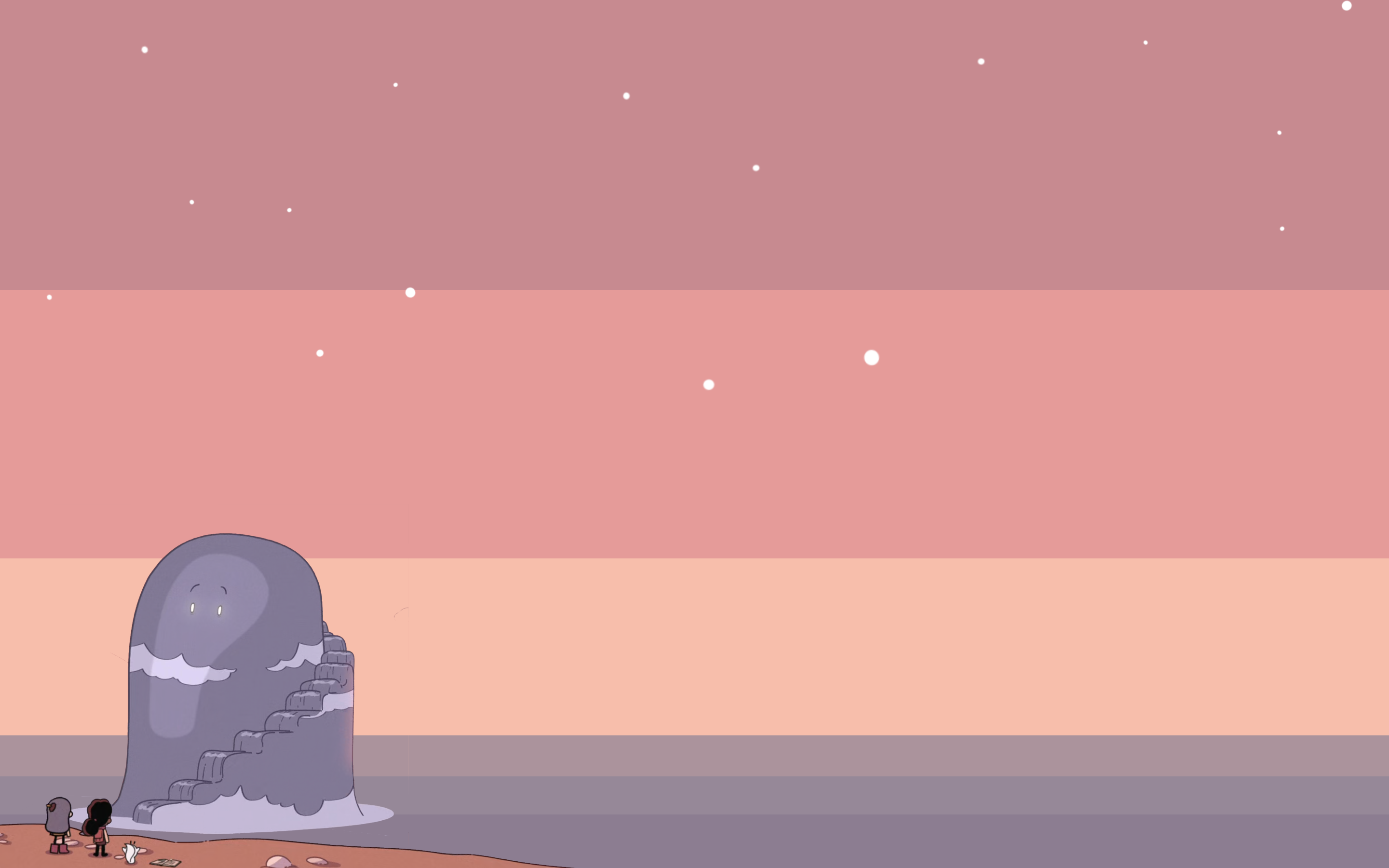 Hilda and Water Spirit by the sea HD Wallpaper