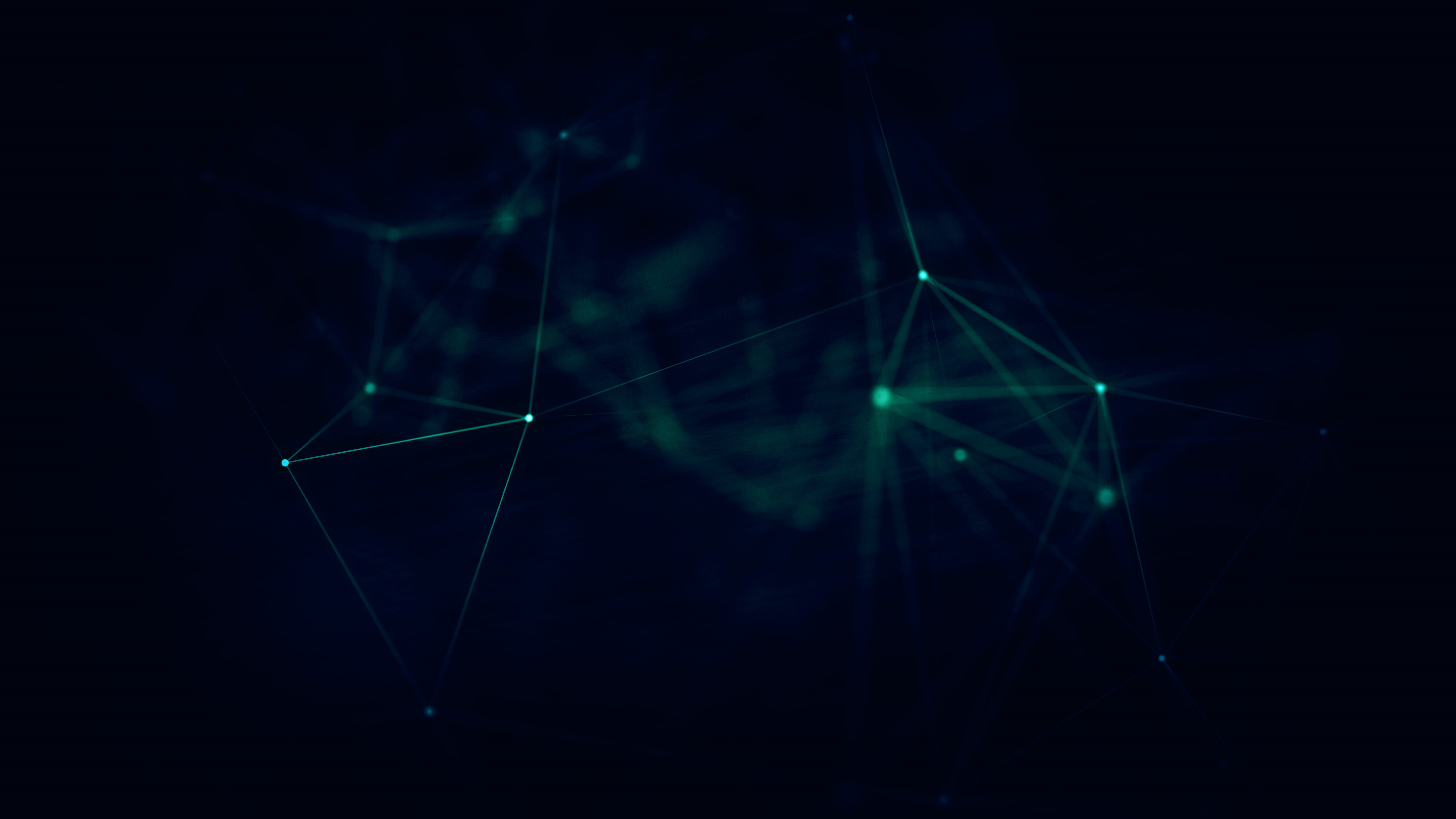Abstract digital art with geometric network HD Wallpaper