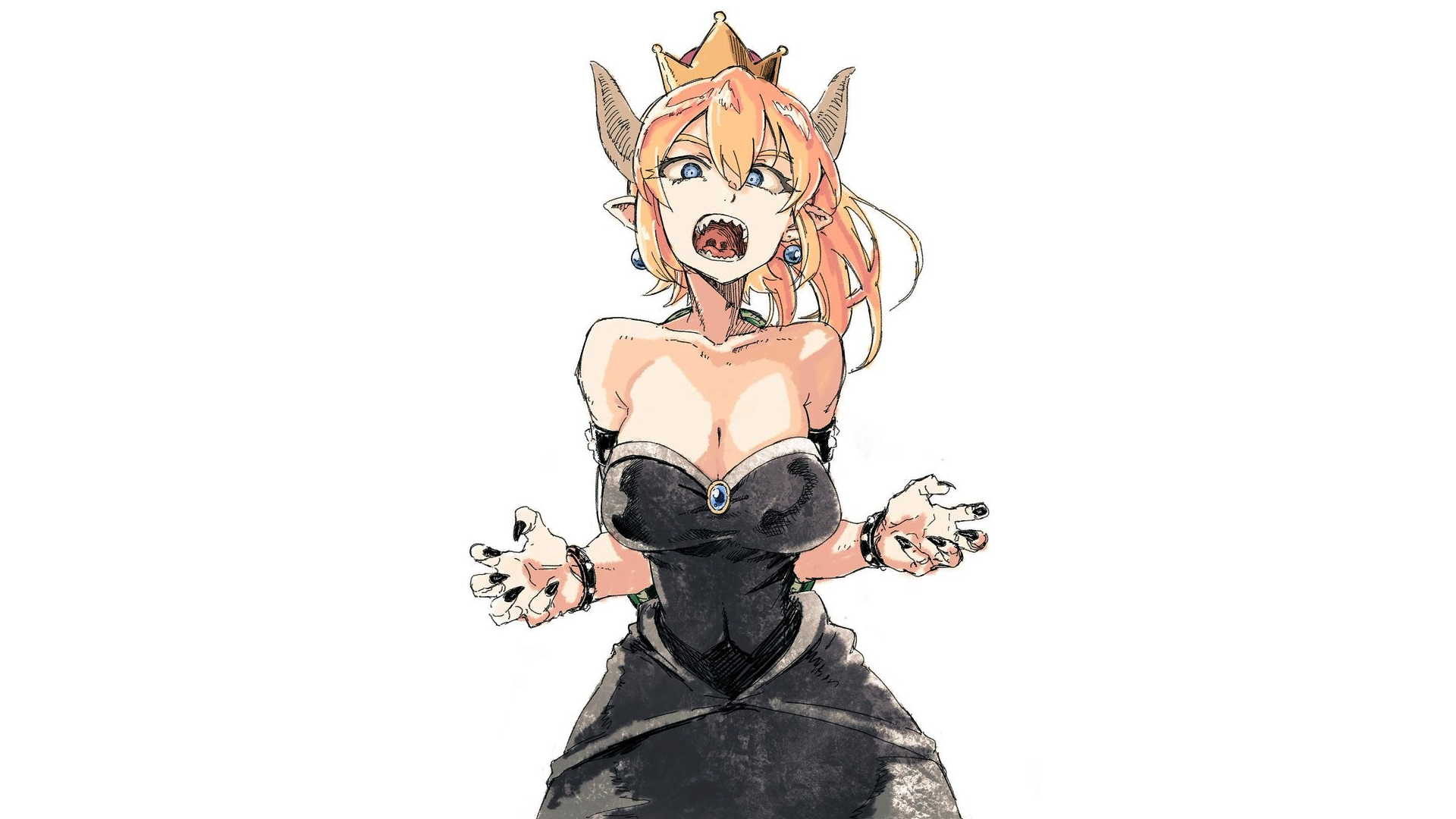 Bowsette from Super Mario HD Wallpaper