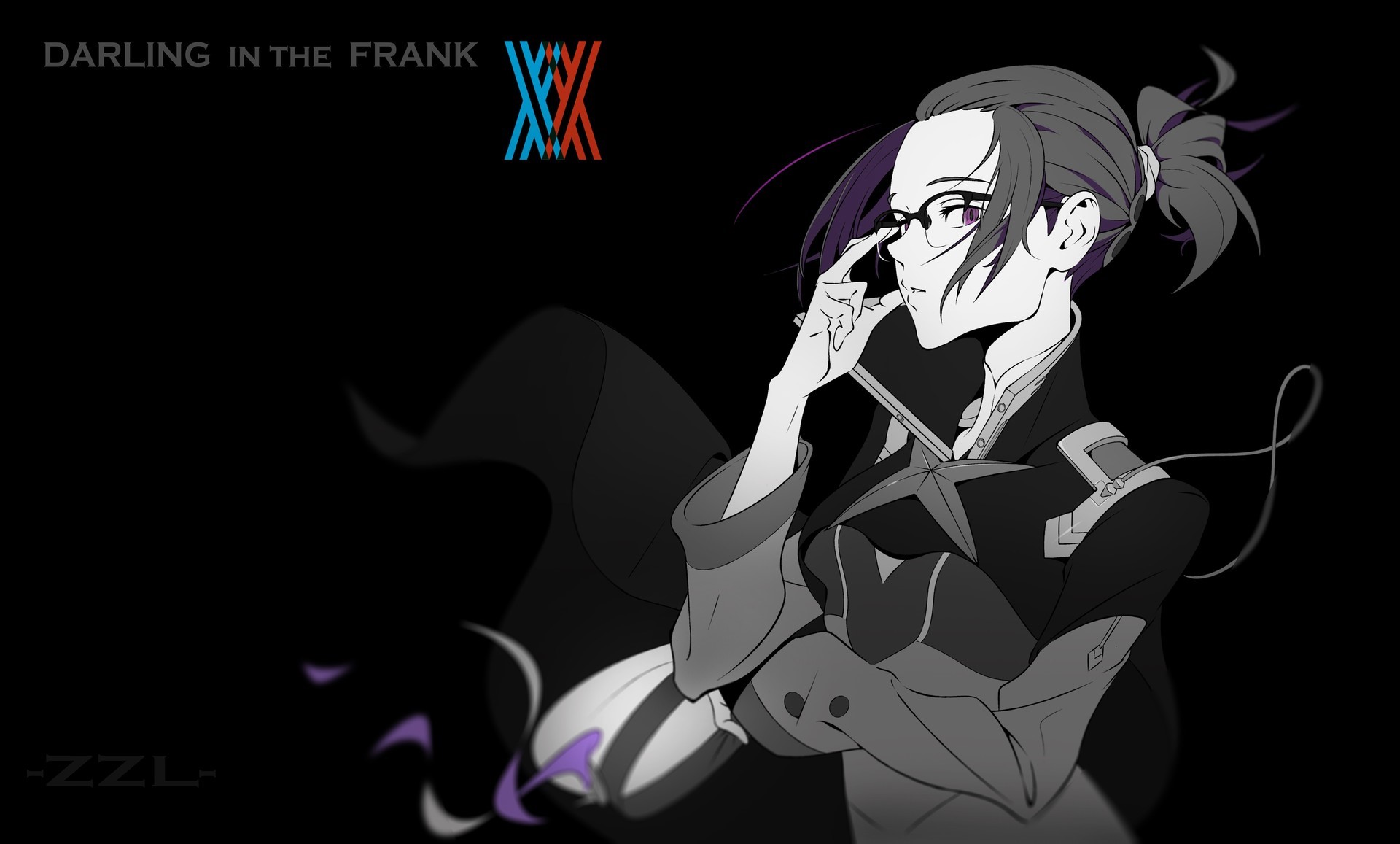 Zero Two from Darling in the FranXX HD Wallpaper