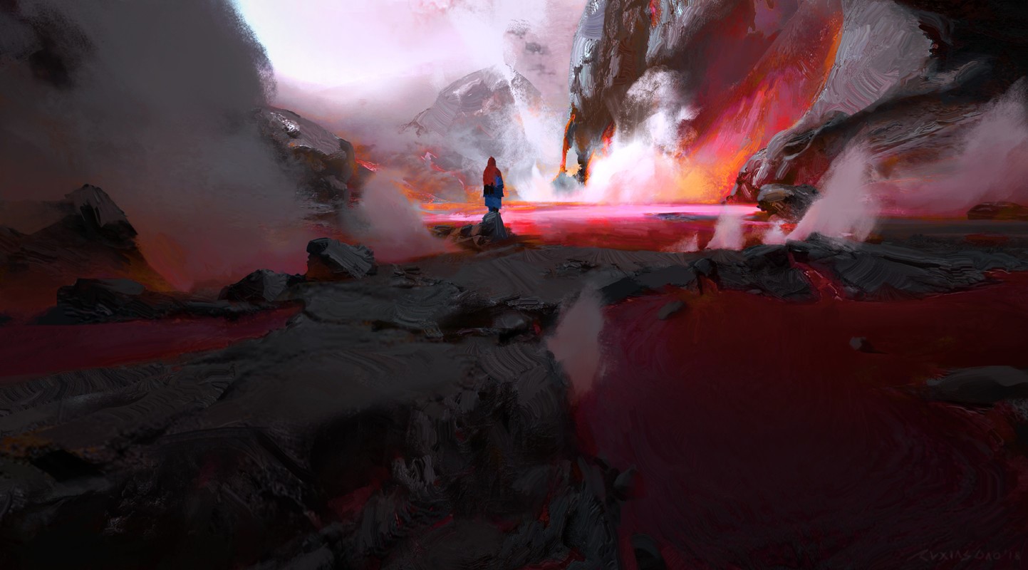 Artwork by Ruxing Gao HD Wallpaper