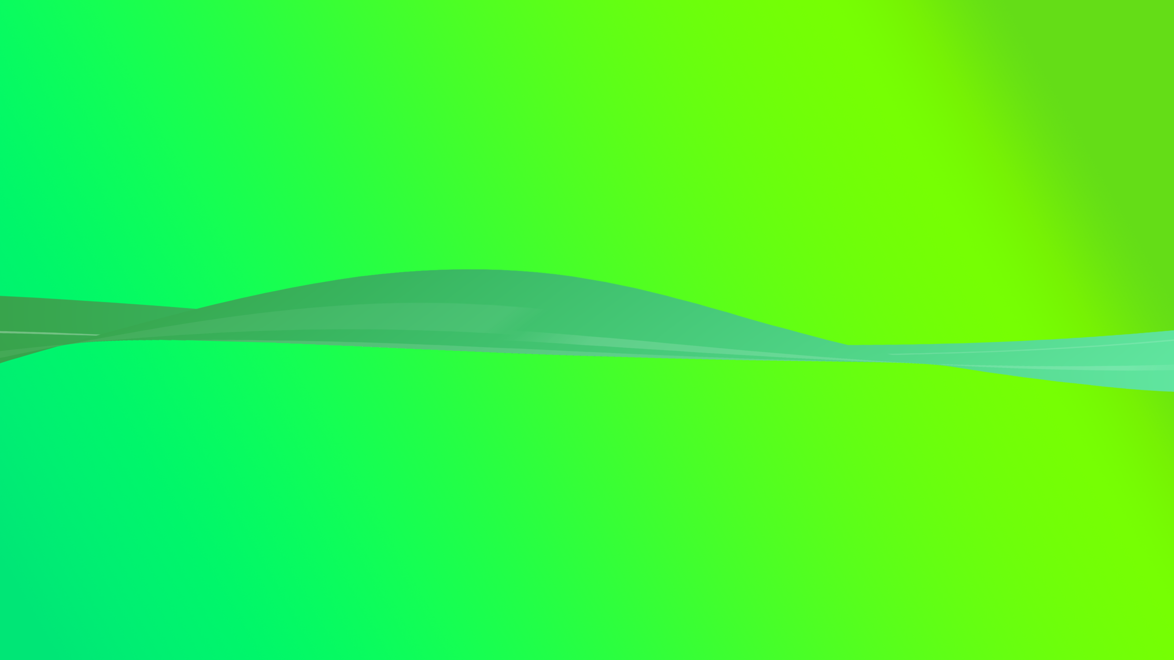 Abstract green gradient with wavy lines HD Wallpaper