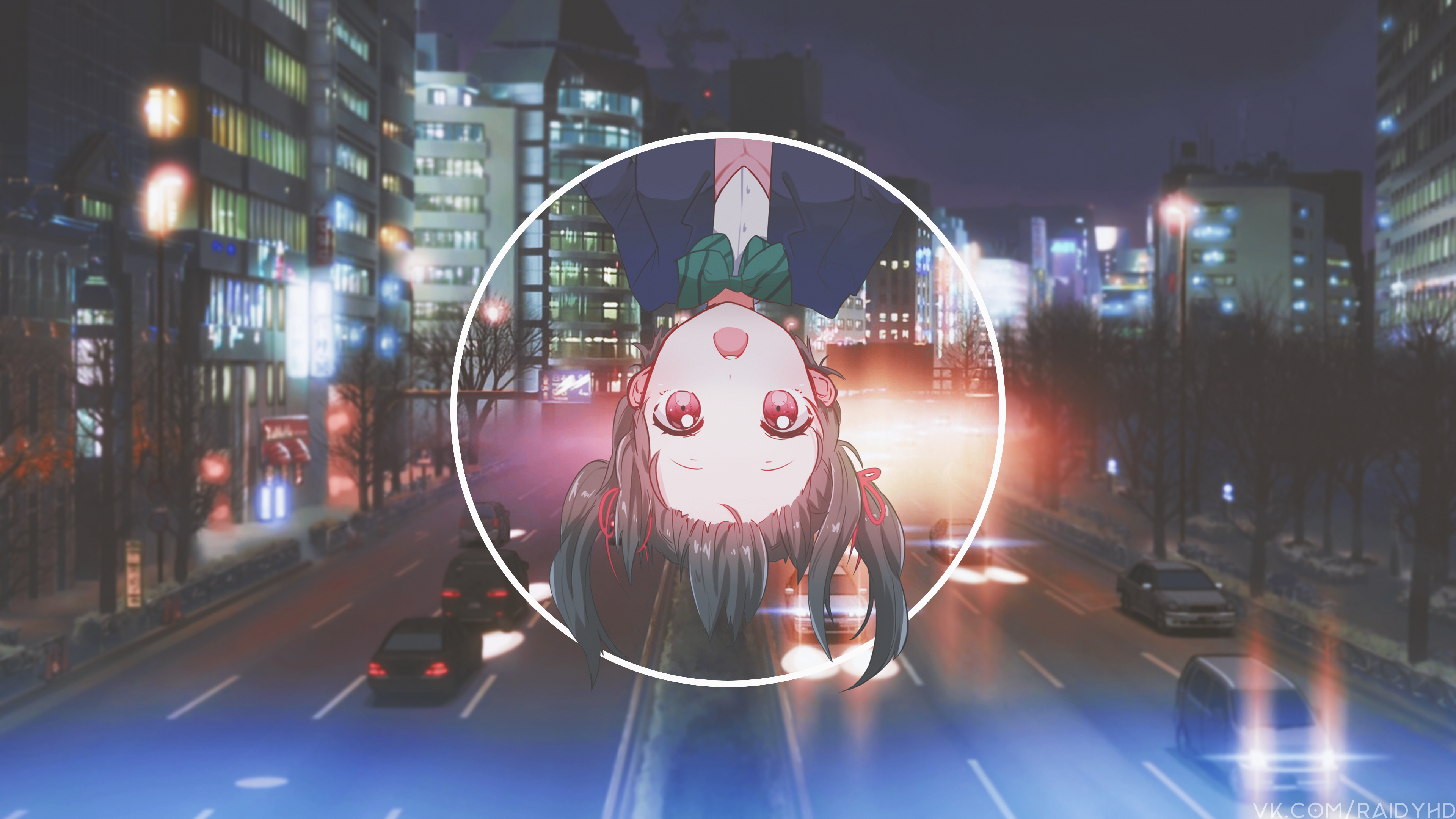 4K Yazawa Nico anime girl picture-in-picture HD Wallpaper