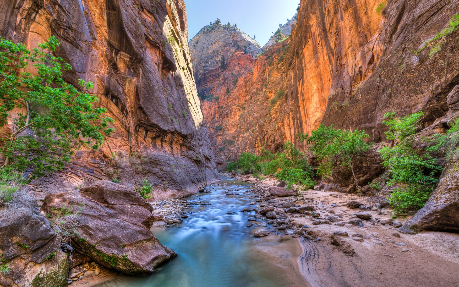 The Narrows, Zion National Park HD Wallpaper