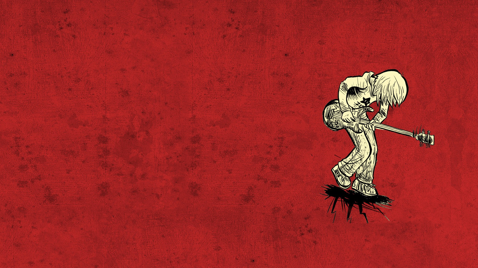 Scott Pilgrim playing guitar HD Wallpaper