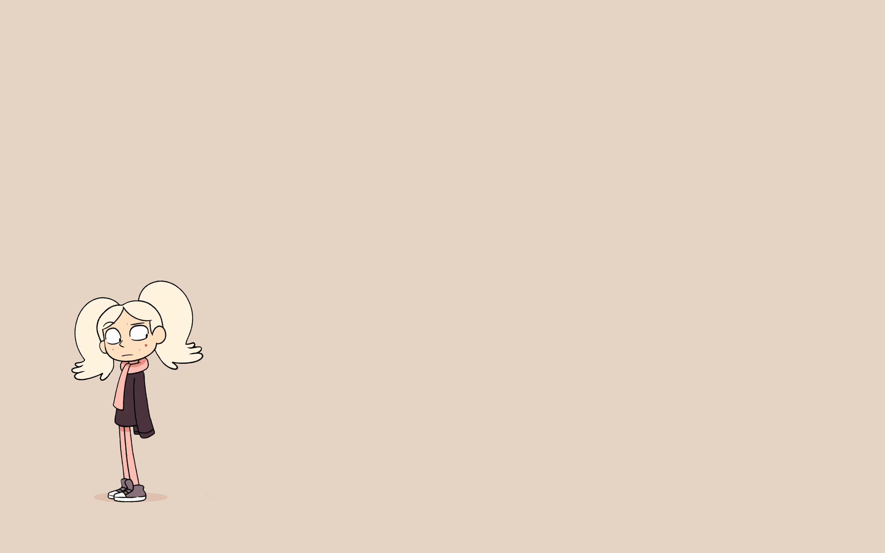 Marra from Hilda on a plain background HD Wallpaper