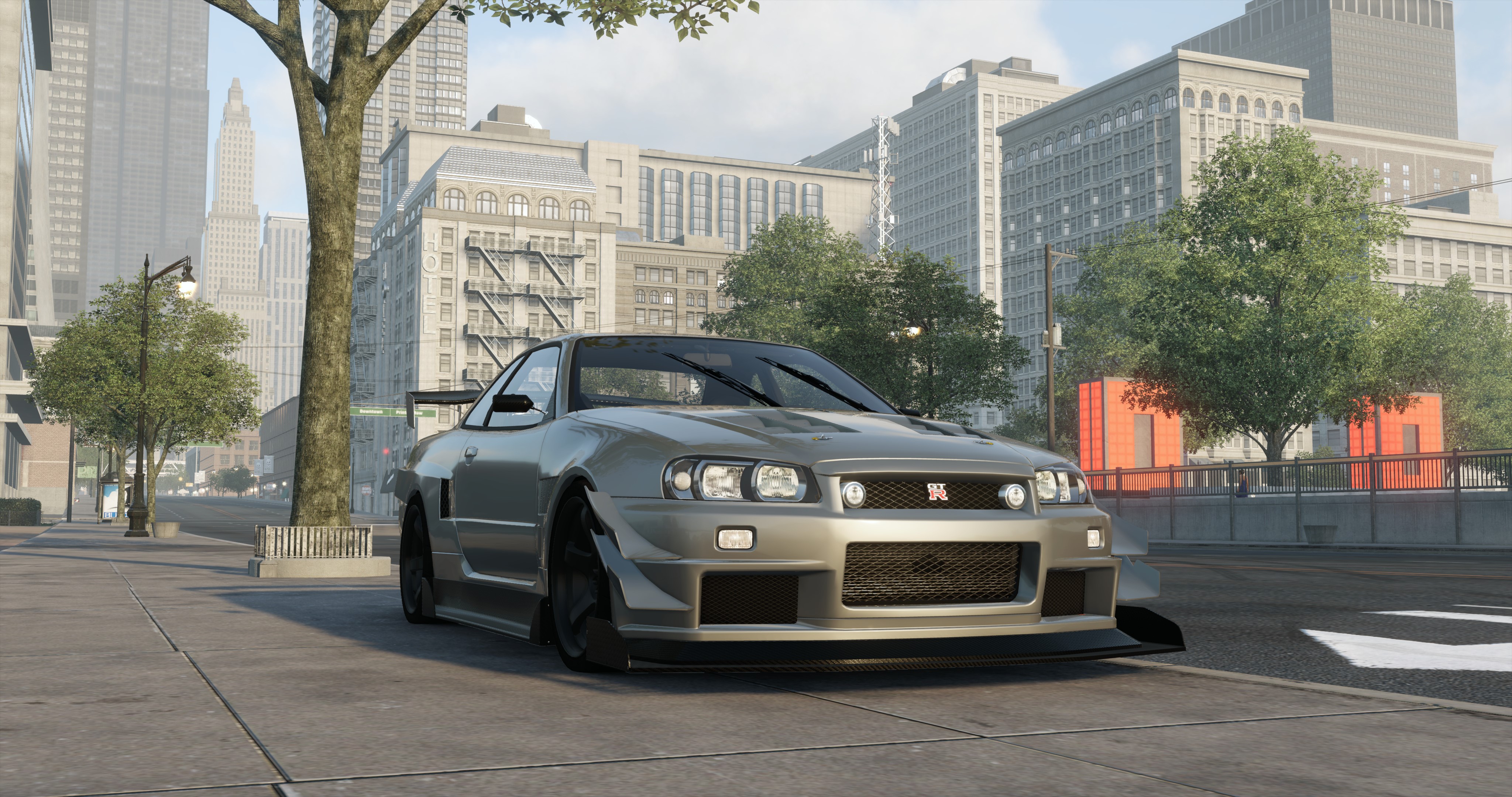 4K Nissan GTR R34 from The Crew video game HD Wallpaper