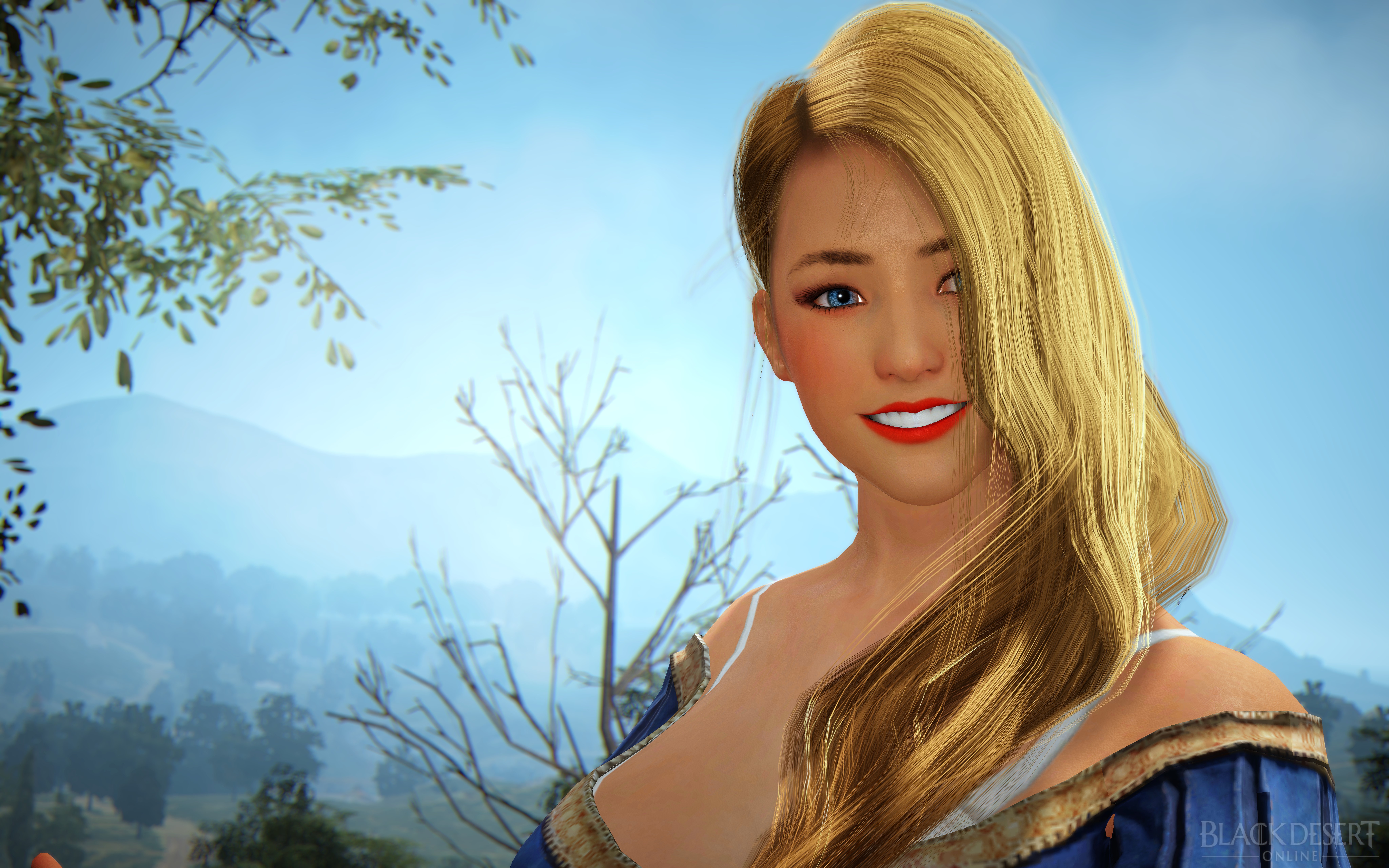 4K Black Desert Online video game girl HD Wallpaper