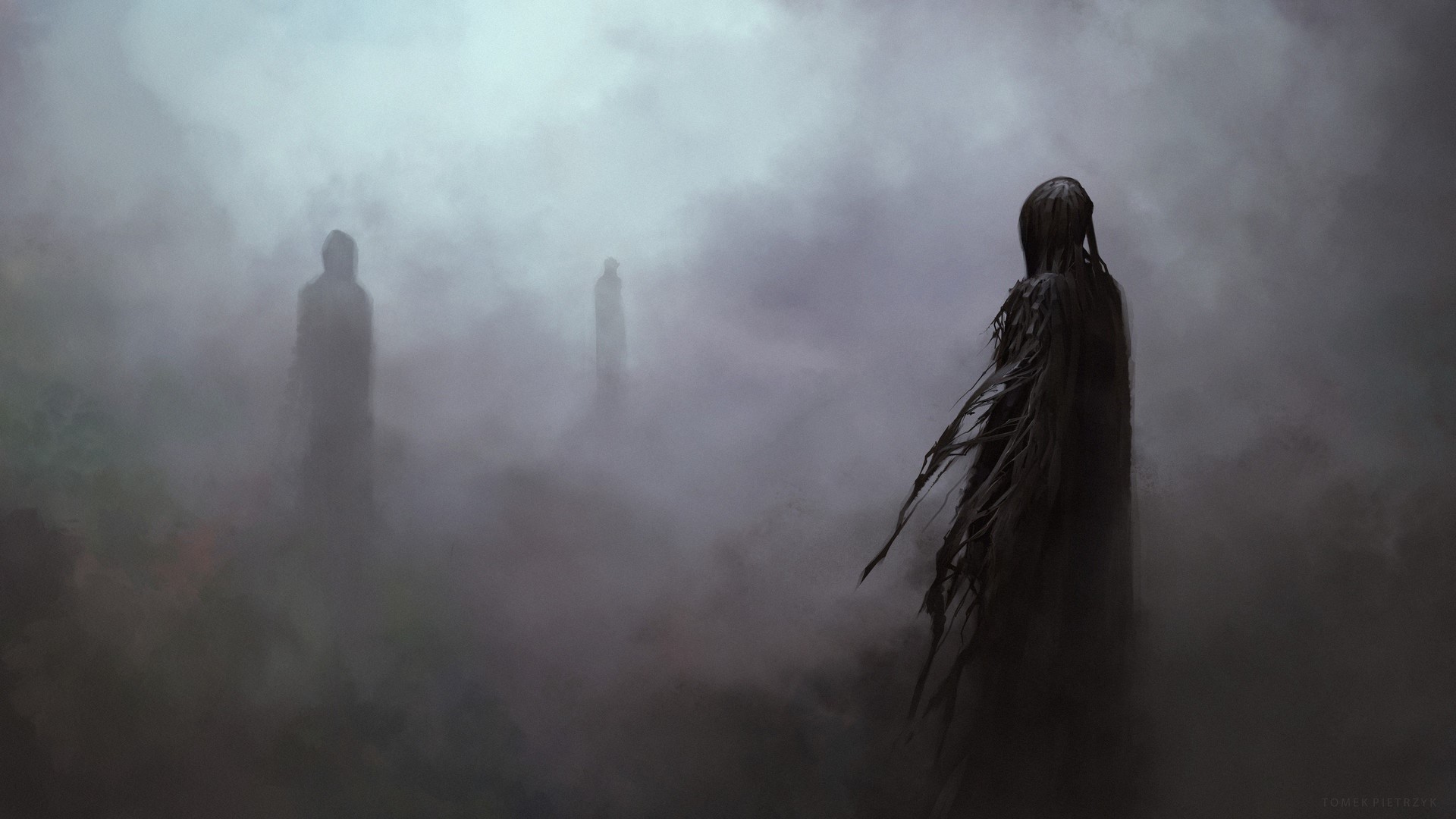 Dementors from Harry Potter fantasy art HD Wallpaper