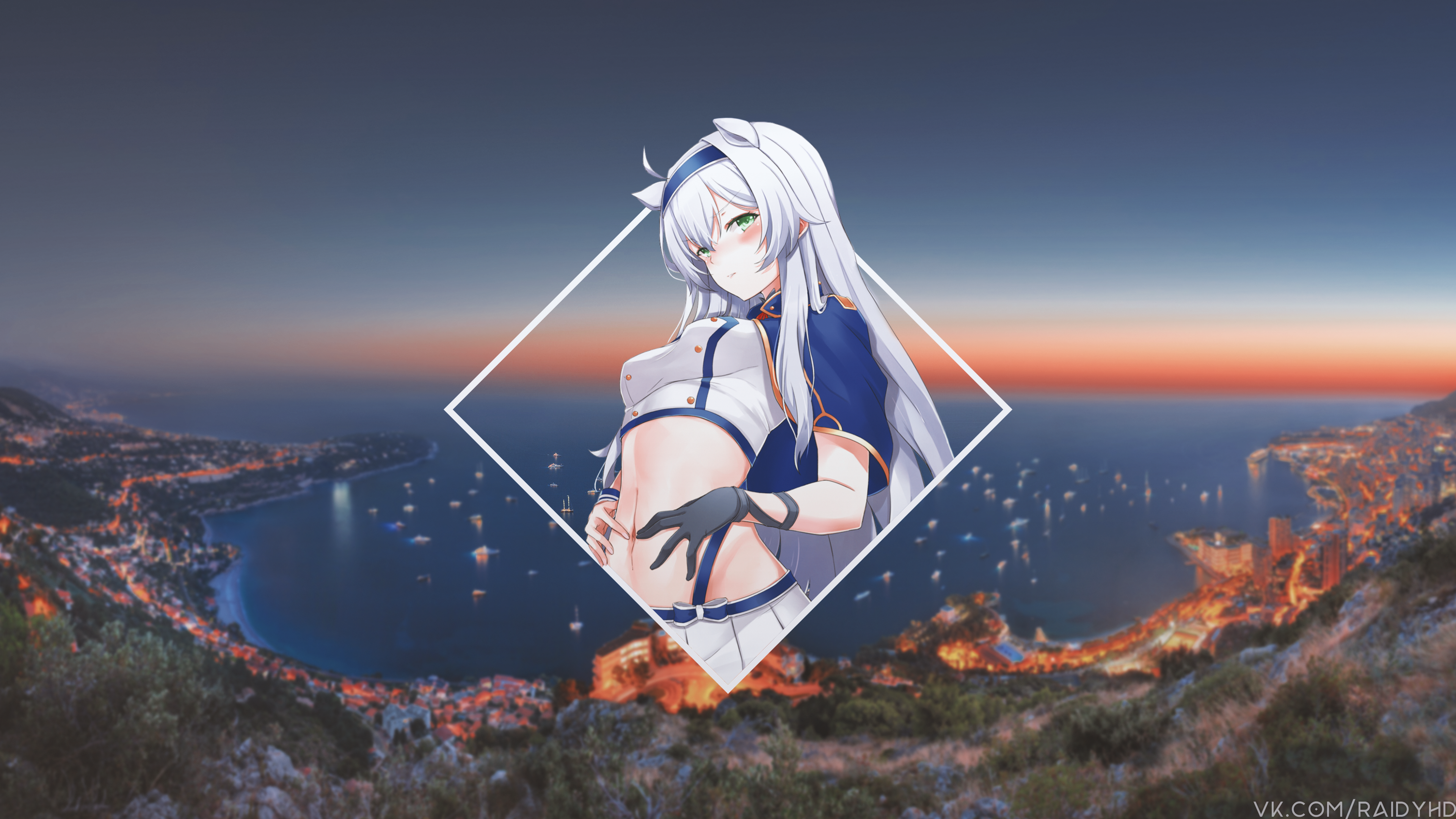 Anime girl from Rokudenashi Majutsu Koushi to Akashic Records HD Wallpaper