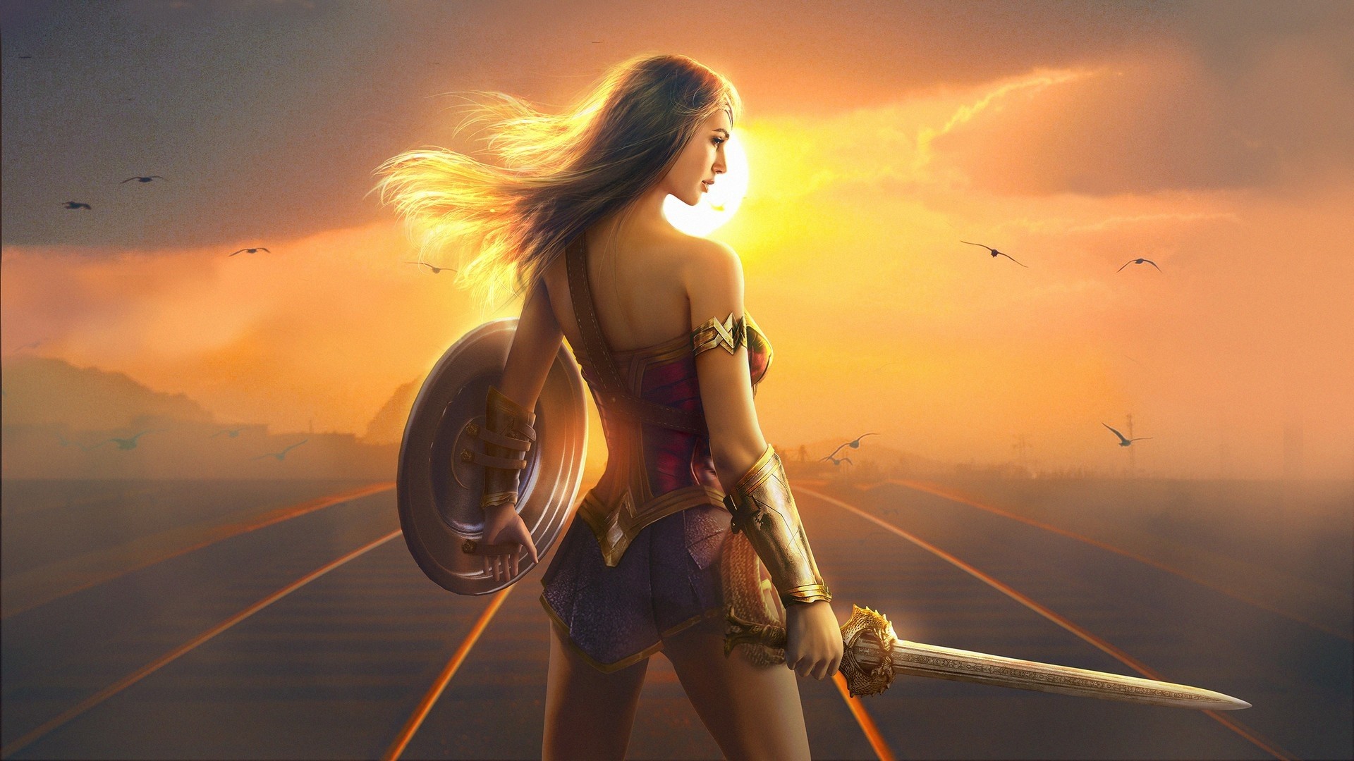 Wonder Woman fan art HD Wallpaper