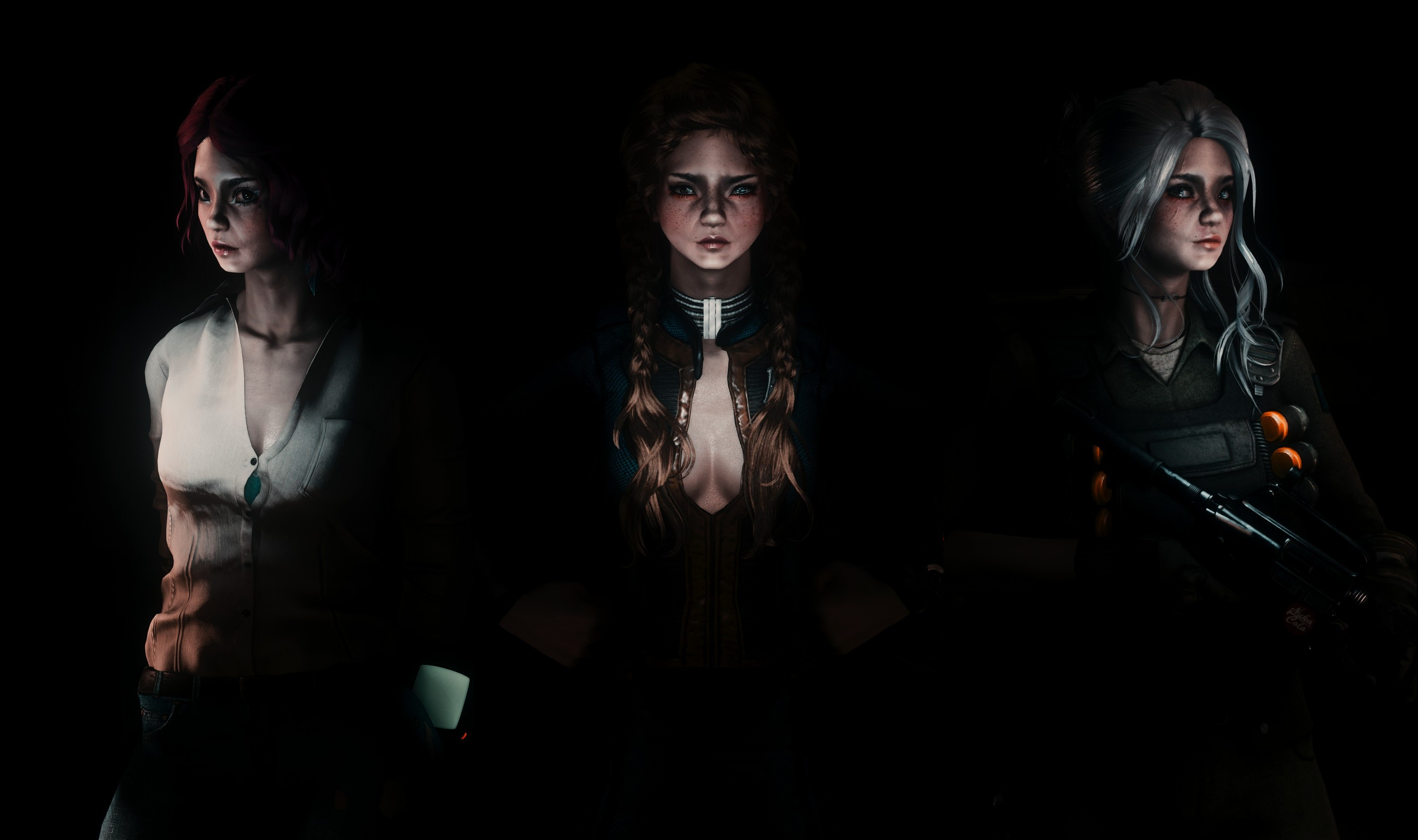 Three women from Fallout 4 HD Wallpaper