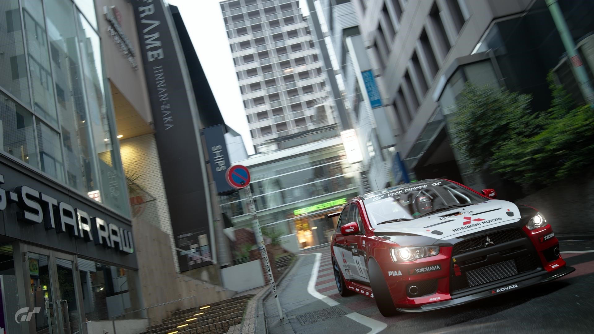 Mitsubishi Lancer Evolution X Gran Turismo Sport car HD Wallpaper