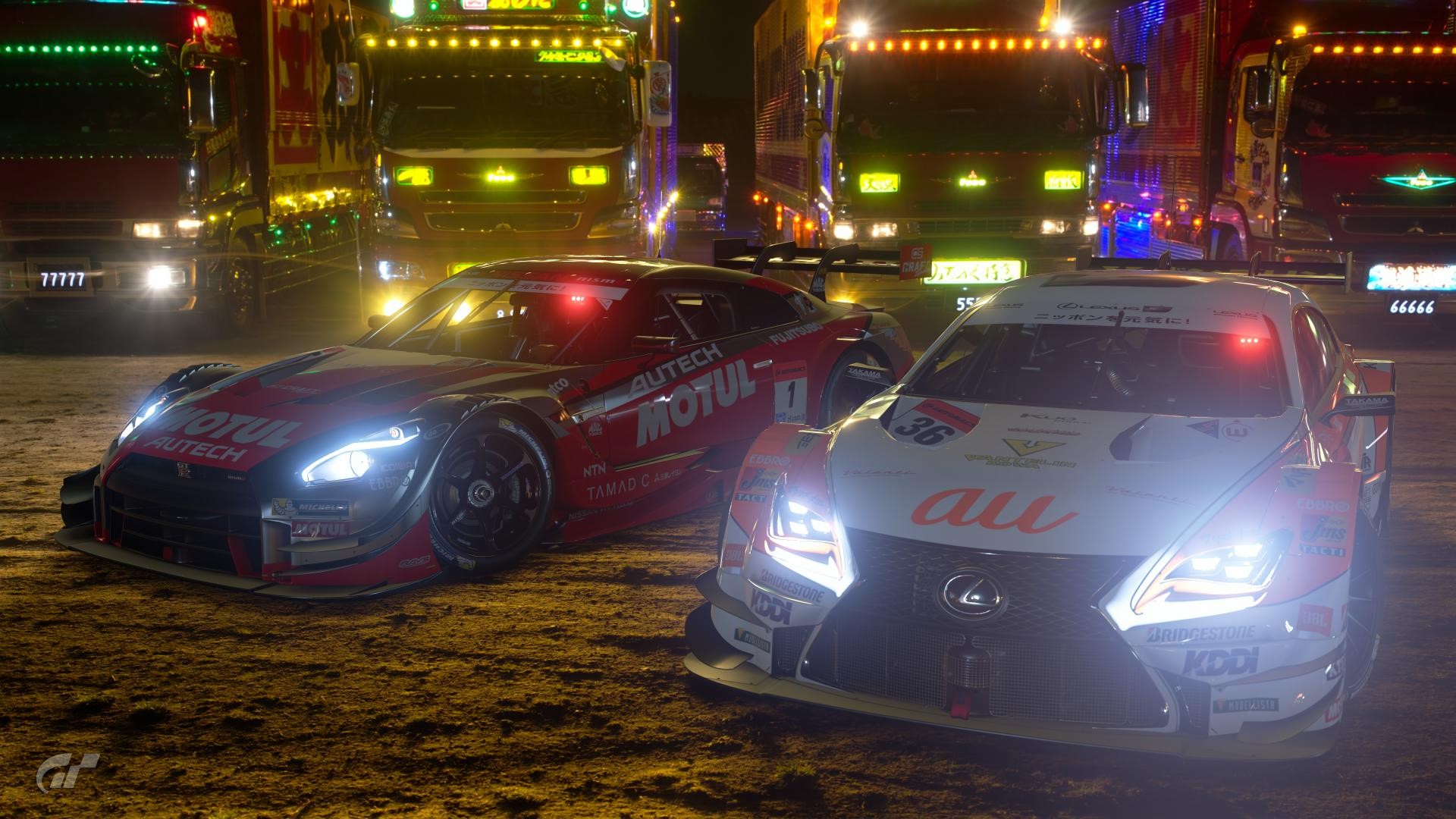 Gran Turismo Sport: Nissan GT-R and Lexus RC F GT3 cars HD Wallpaper