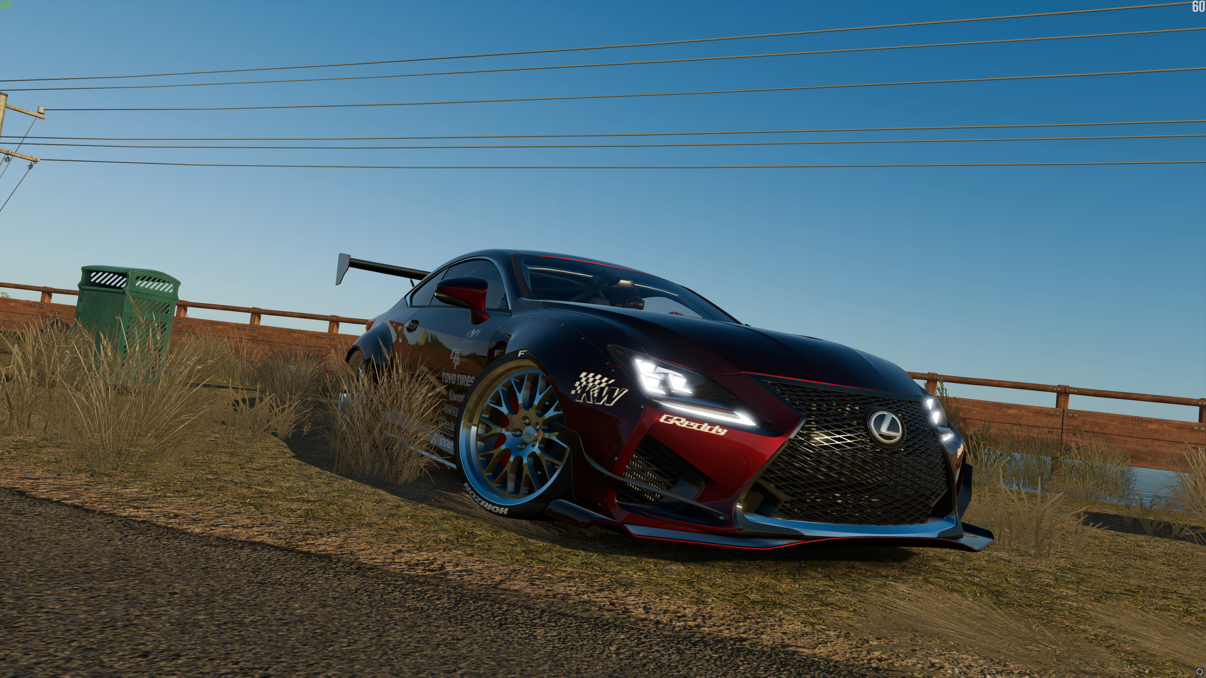 4K Lexus RC F Widebody from Forza Horizon 3 HD Wallpaper