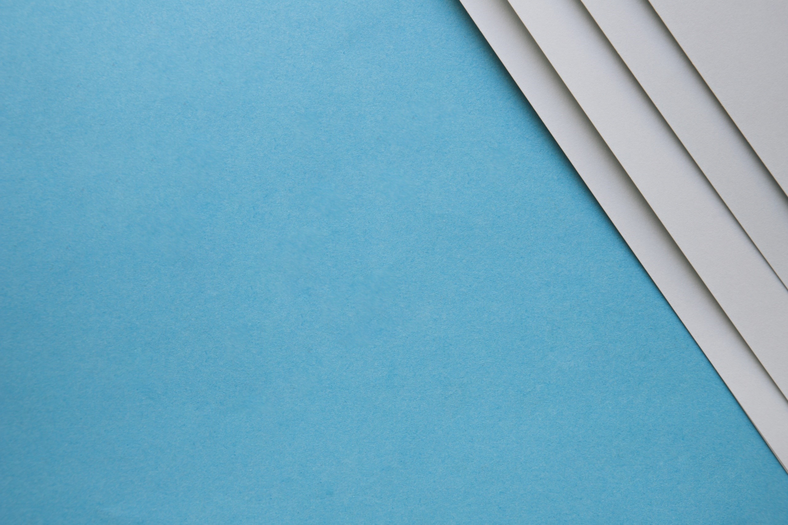 Minimalist blue and white paper layers HD Wallpaper