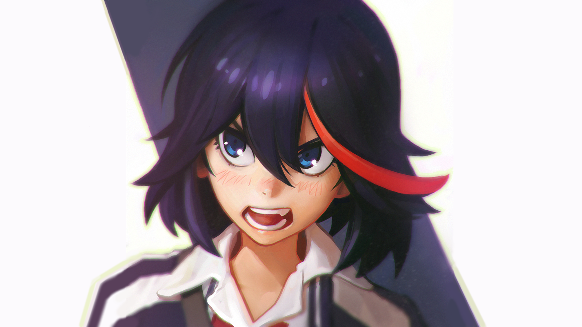 Ryuko Matoi from Kill la Kill artwork HD Wallpaper