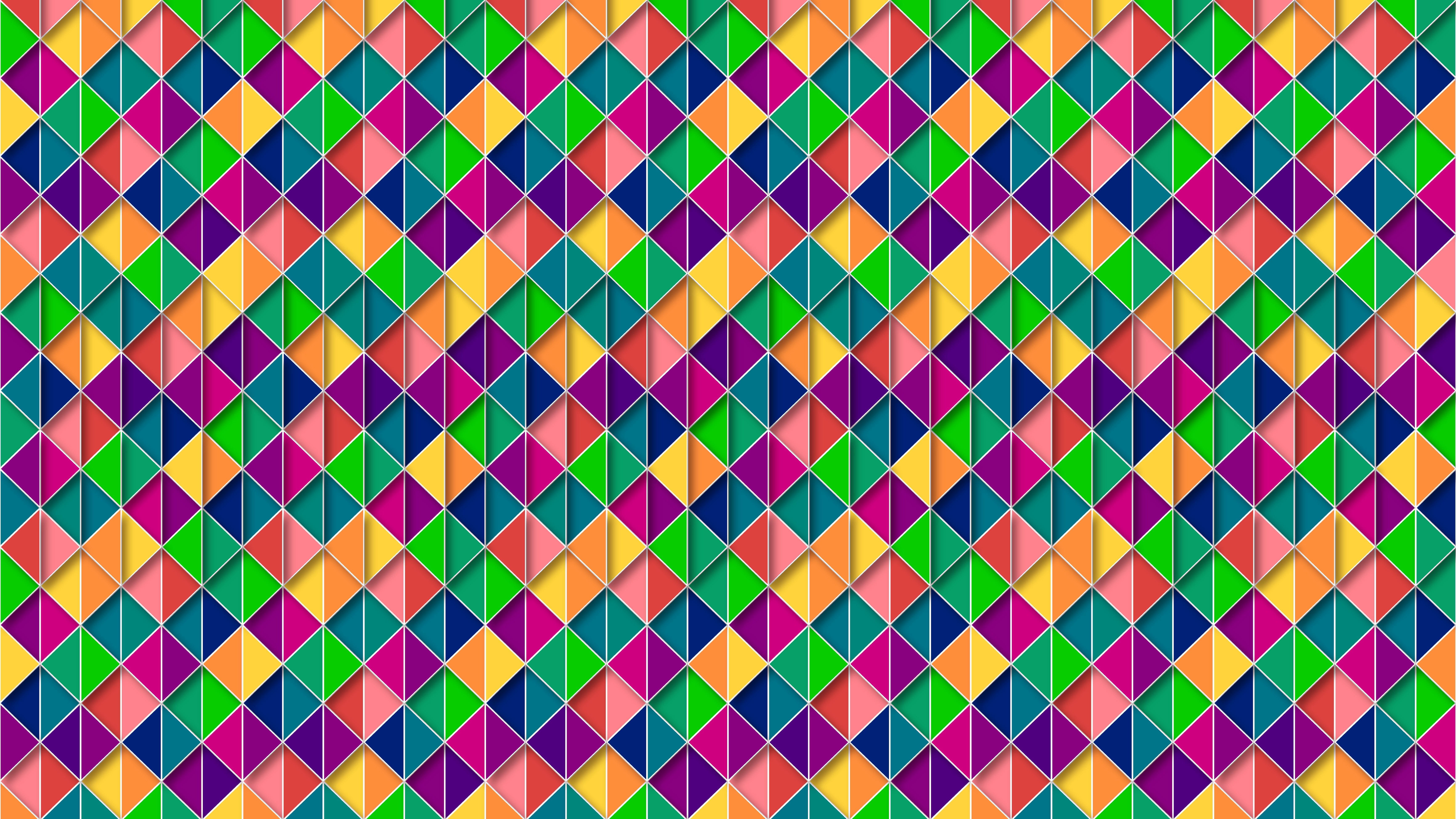 Colorful abstract diamond pattern texture HD Wallpaper