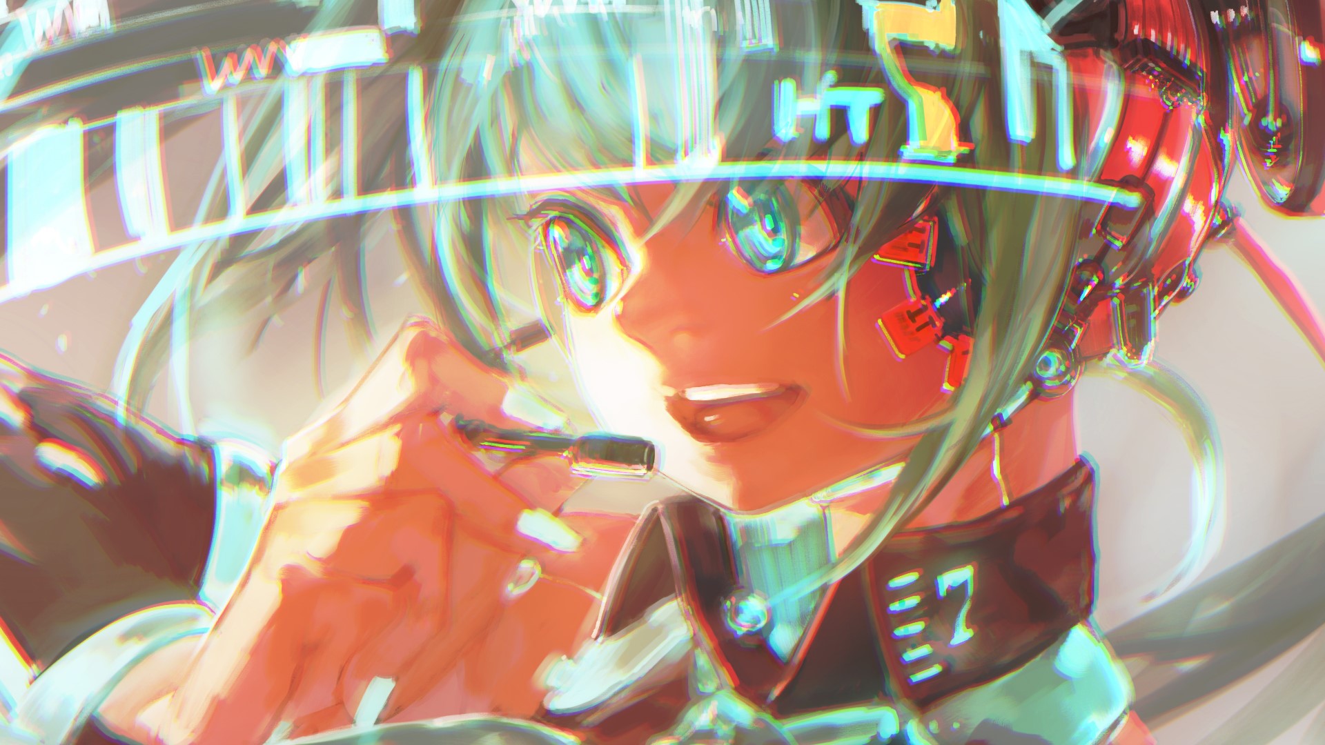 Hatsune Miku artwork by Vocaloid HD Wallpaper