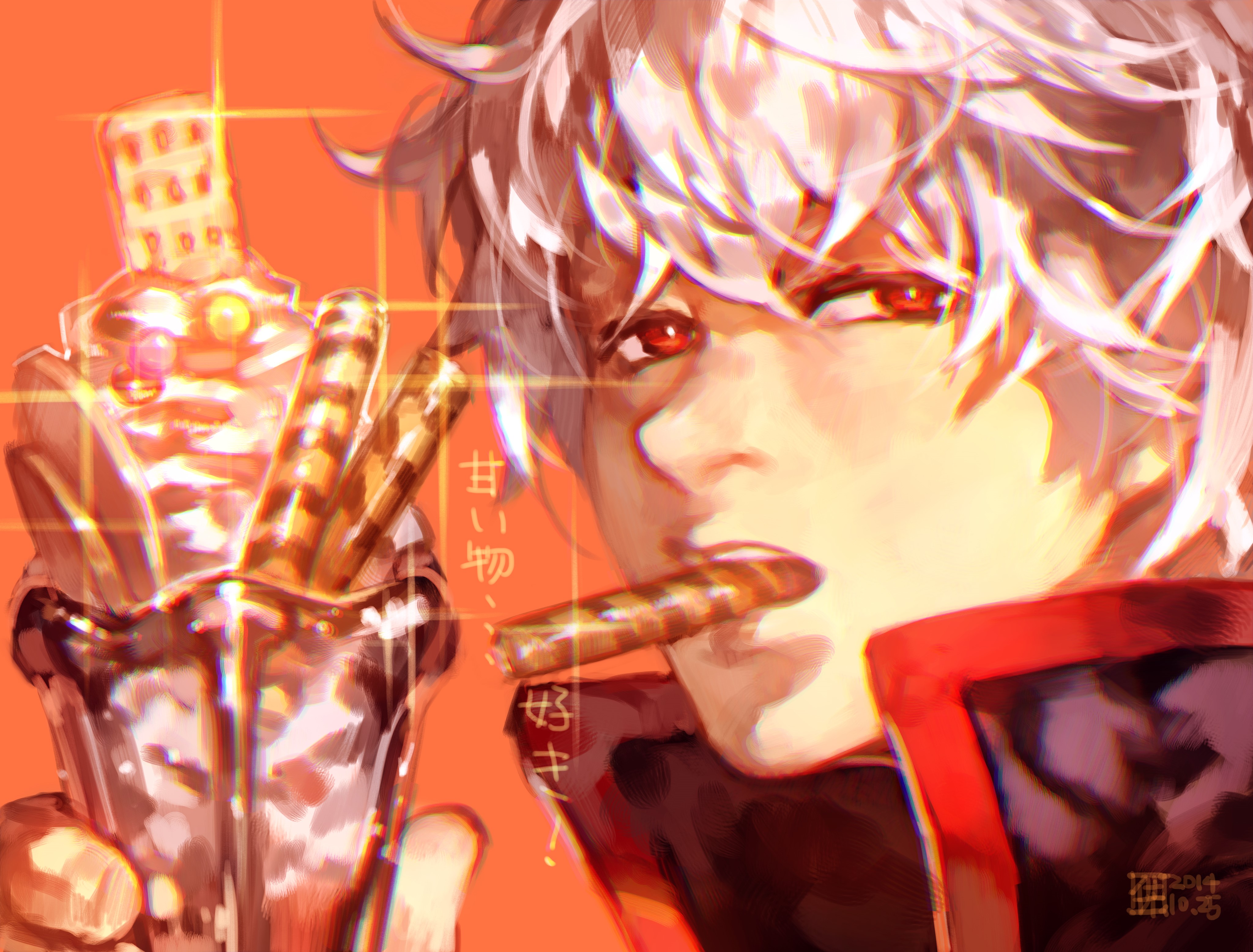 Gintama 4K digital art HD Wallpaper