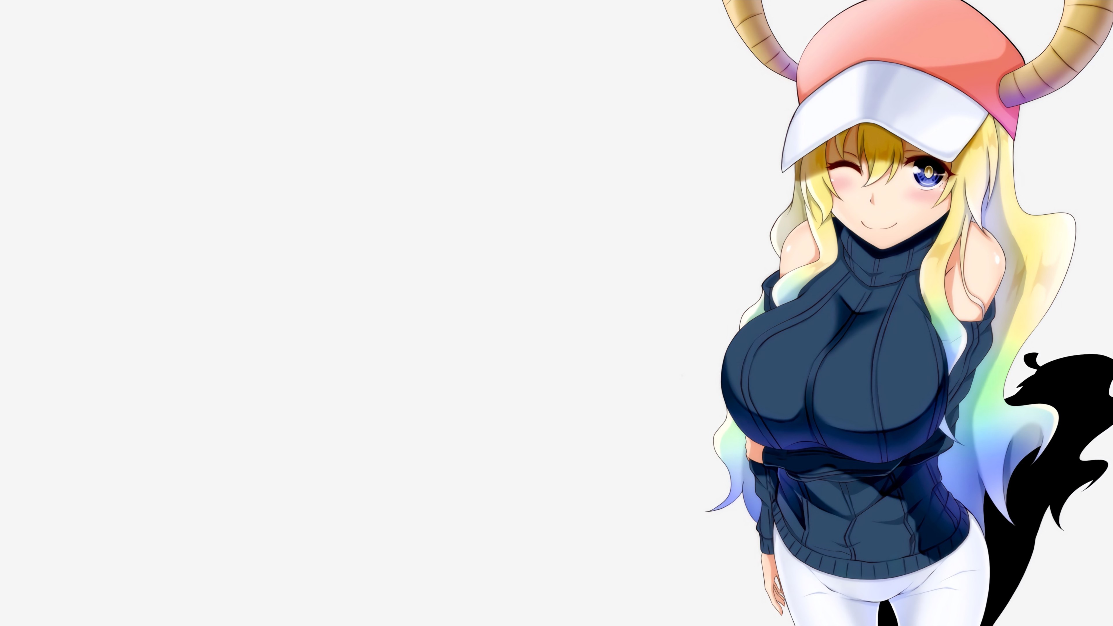 Quetzalcoatl from Kobayashi-san Chi no Maid Dragon 4K HD Wallpaper