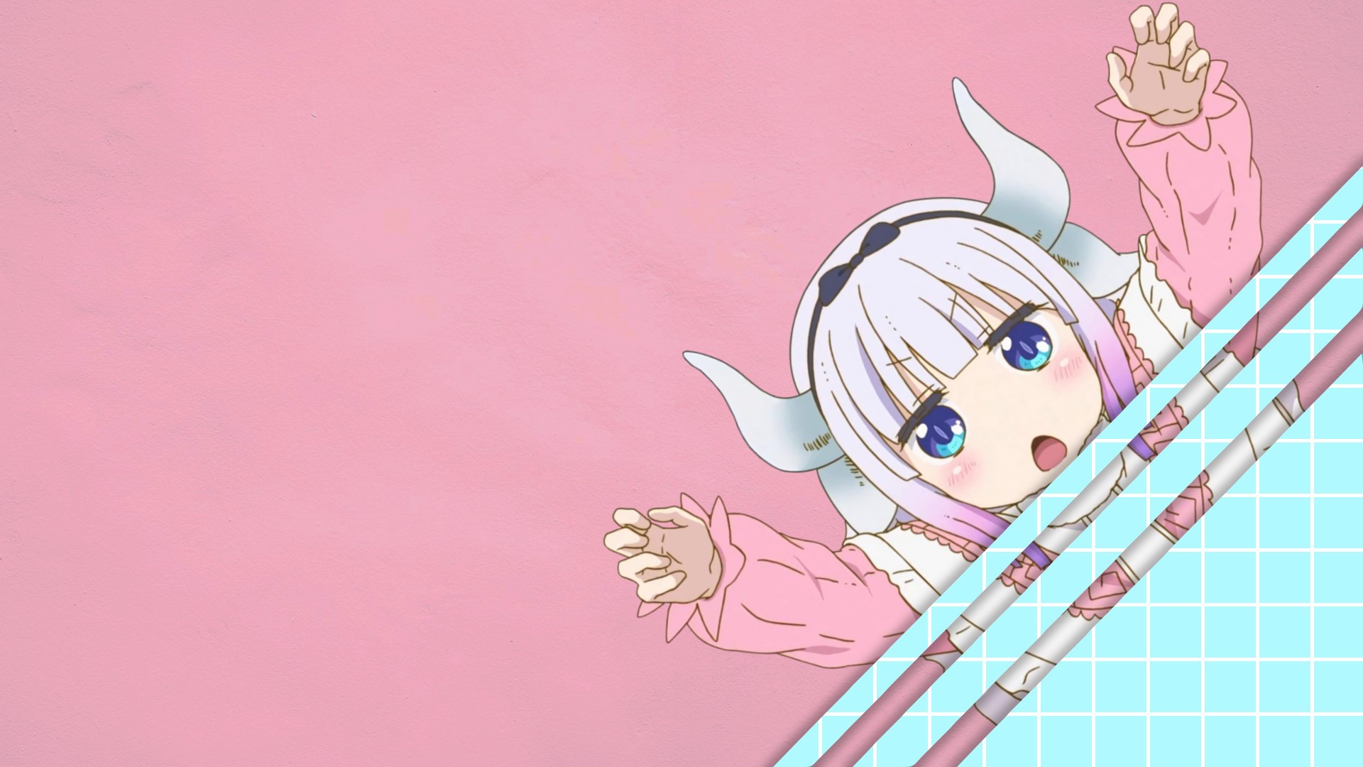 Kanna Kamui from Kobayashi-san Chi no Maid Dragon HD Wallpaper