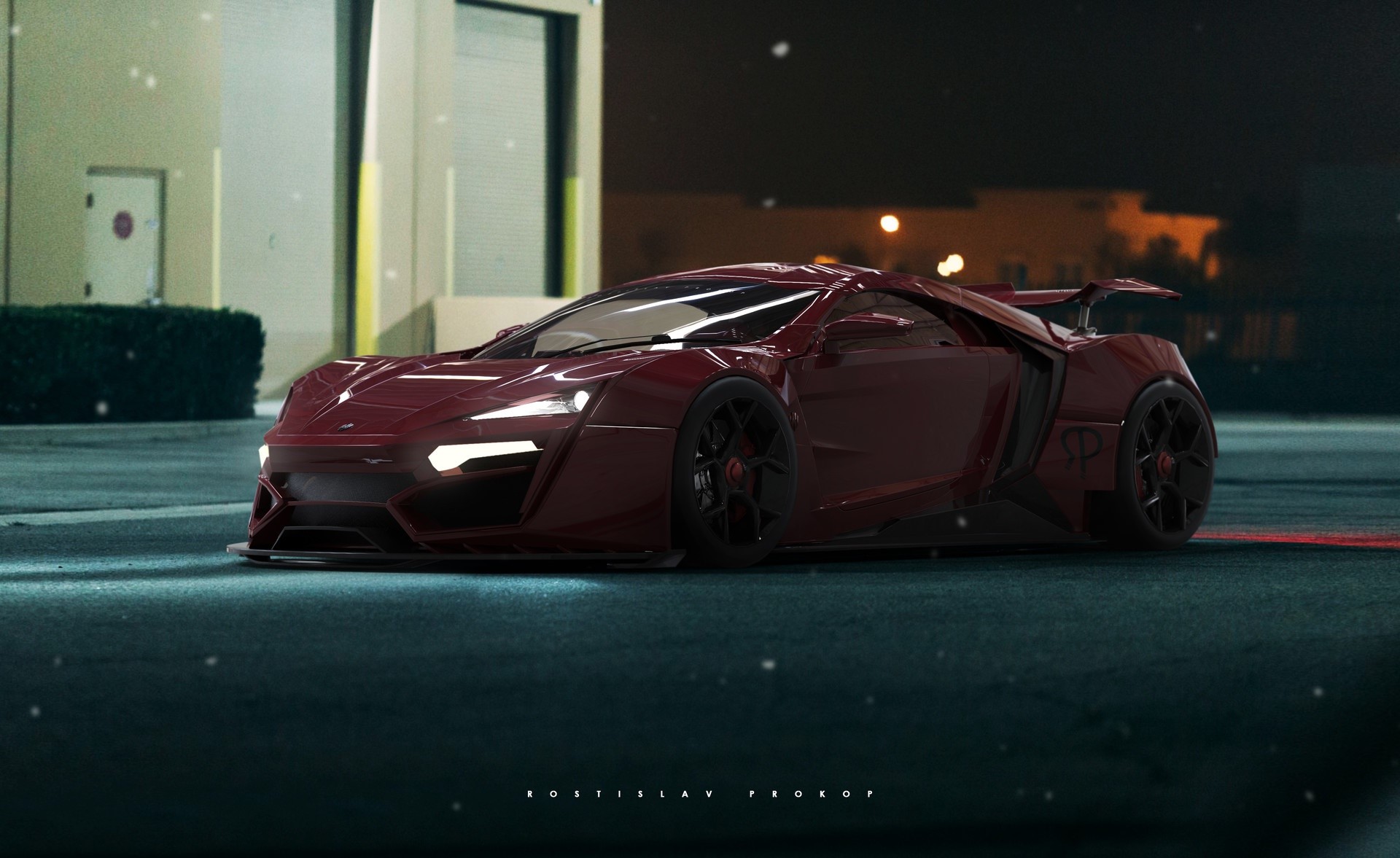 Lykan Hypersport car by Rostislav Prokop HD Wallpaper