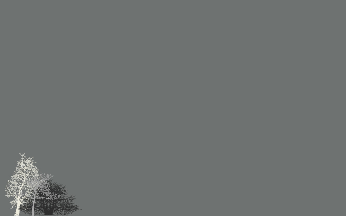 Minimalist trees on gray background HD Wallpaper